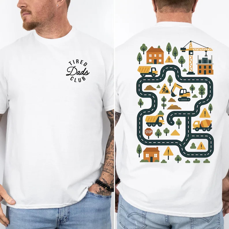 SALE! Tired Dads Club Shirt, Handyman Dad T-Shirt, Funny Dad Appreciation Tee