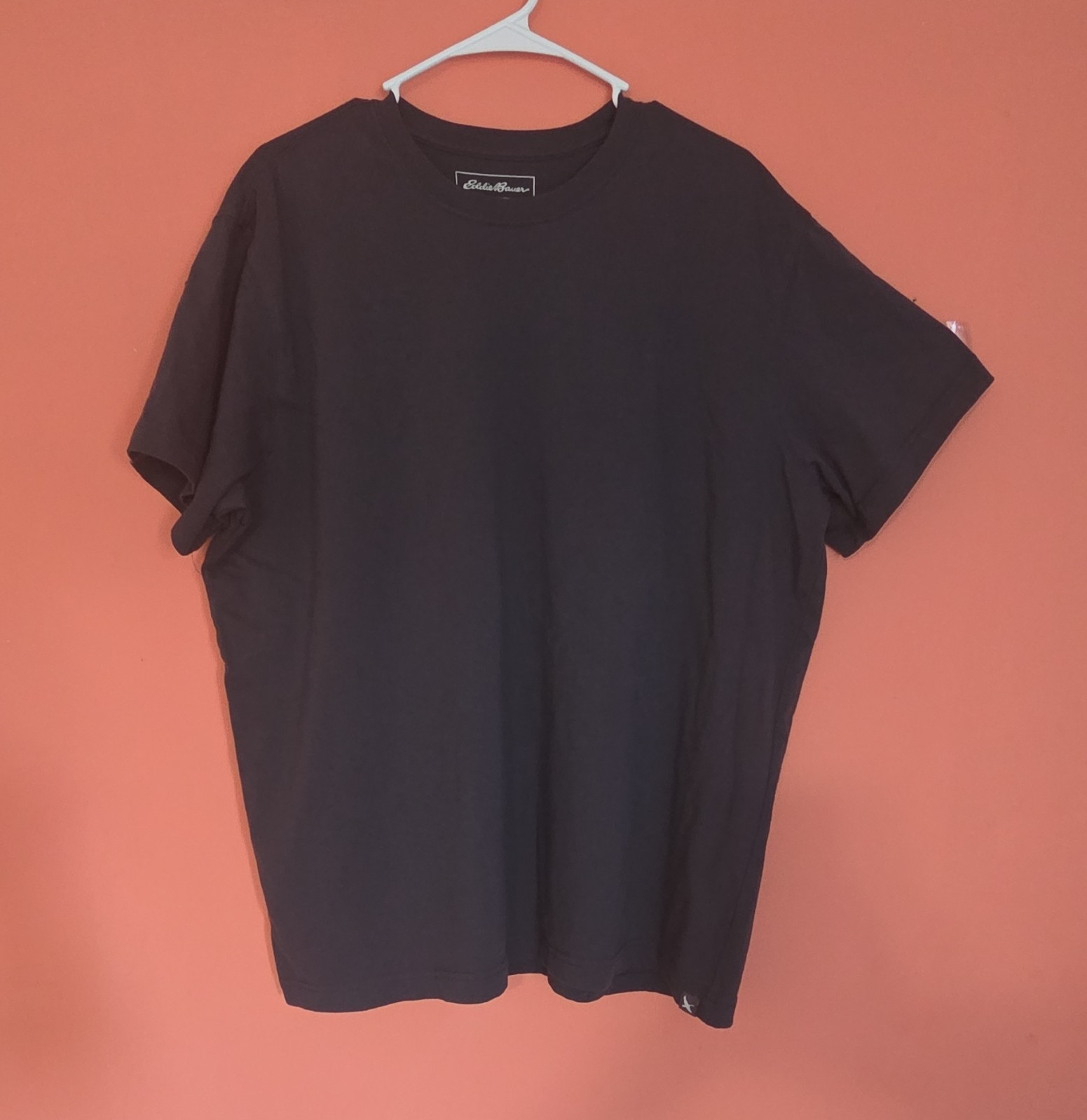 Eddie Bauer LegendWash Men’s Solid Crew Neck Short Sleeve Black T-Shirt XL