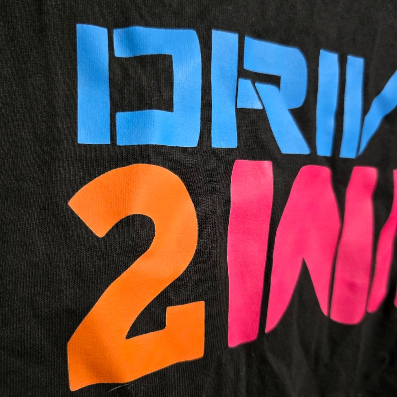 Driven 2 Win Men’s Black T-Shirt (Size L) & Baseball Cap (One size) Set