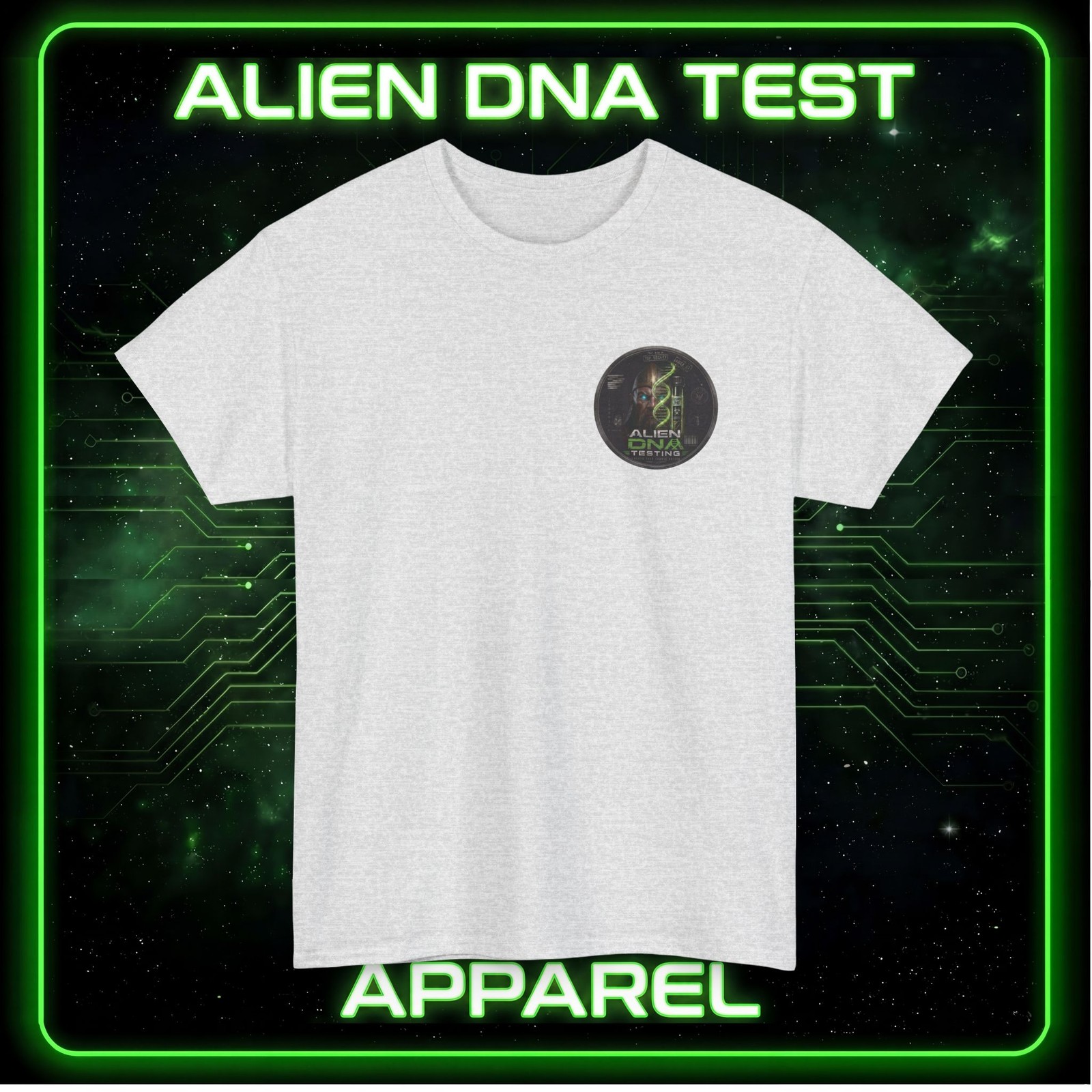 Alien DNA Testing Anunnaki T-Shirt UFO Area 51 Graphic Tee
