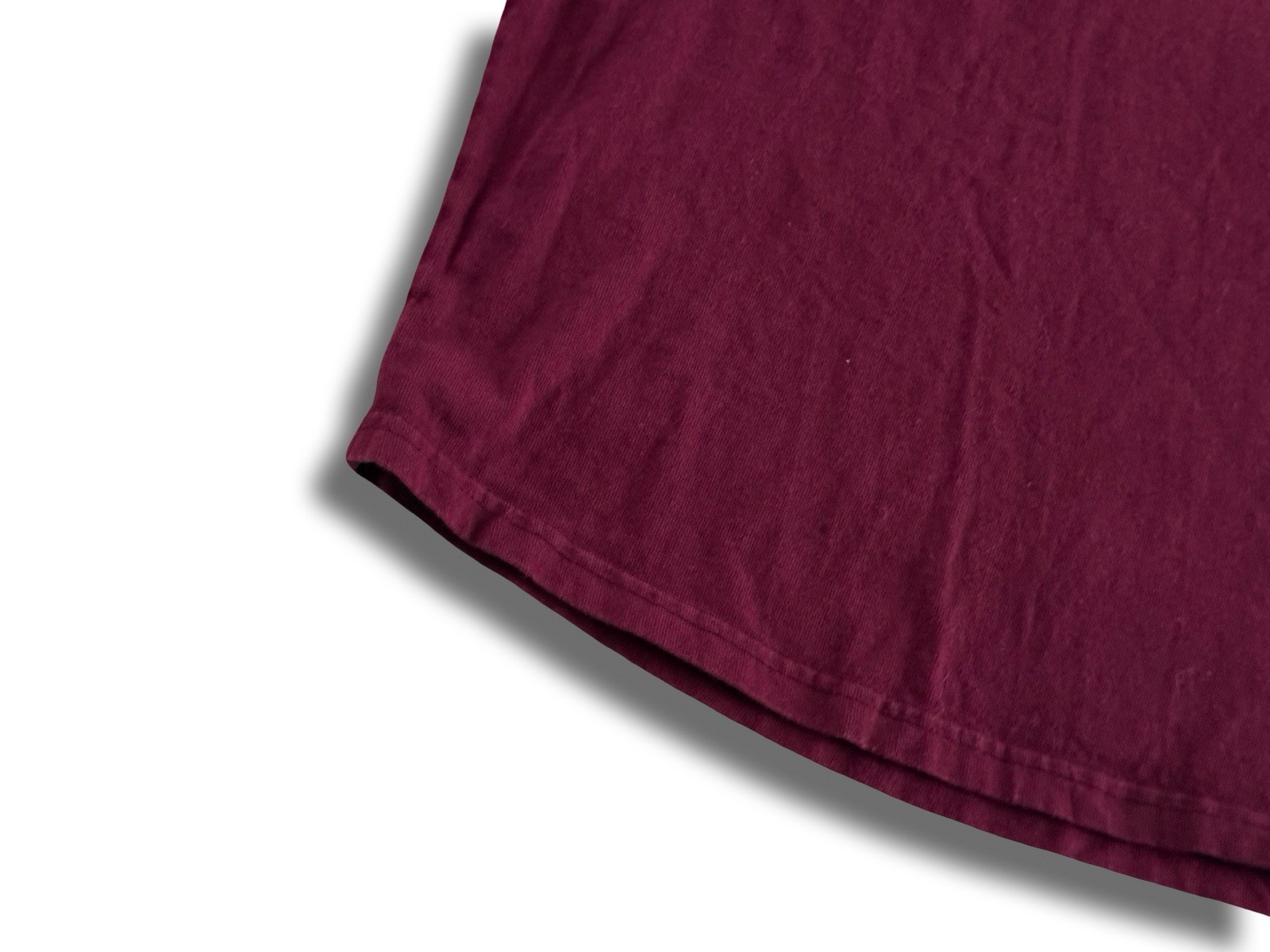 Vintage Spirit Jersey Fordham University Large Burgundy Gray Puff Print T-Shirt