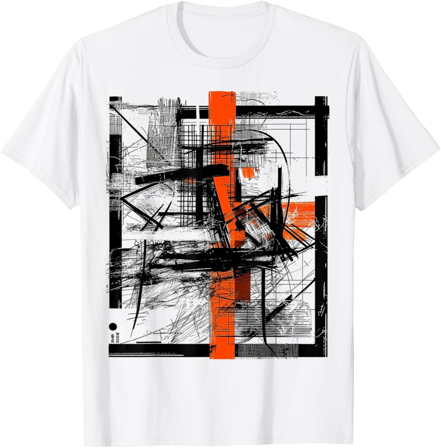 Art Drawing Abstract Geometric Graphic Art T-Shirt