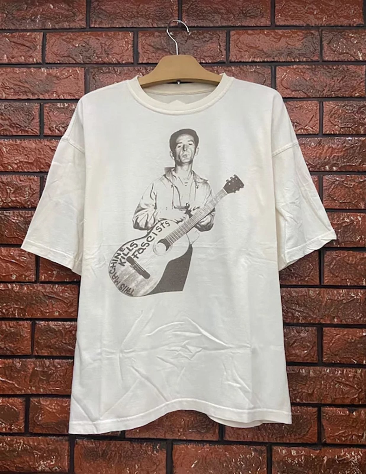 Mermaid Avenue 1998 Album Woody Guthrie Vintage T-Shirt Unisex Cotton Gift