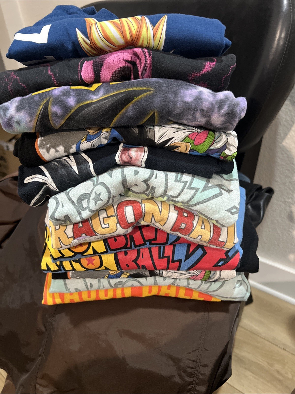 Dragon BallZ Anime Lot of 12 Vintage T-Shirt From S-XXL Good Condition Used