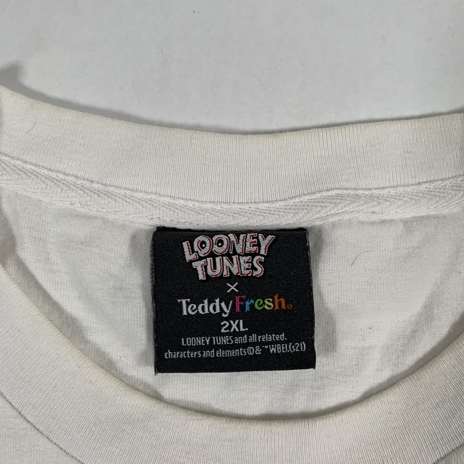Teddy Fresh x Looney Tunes Adult 2XL Thats All Folks Long Sleeve T-Shirt Porky