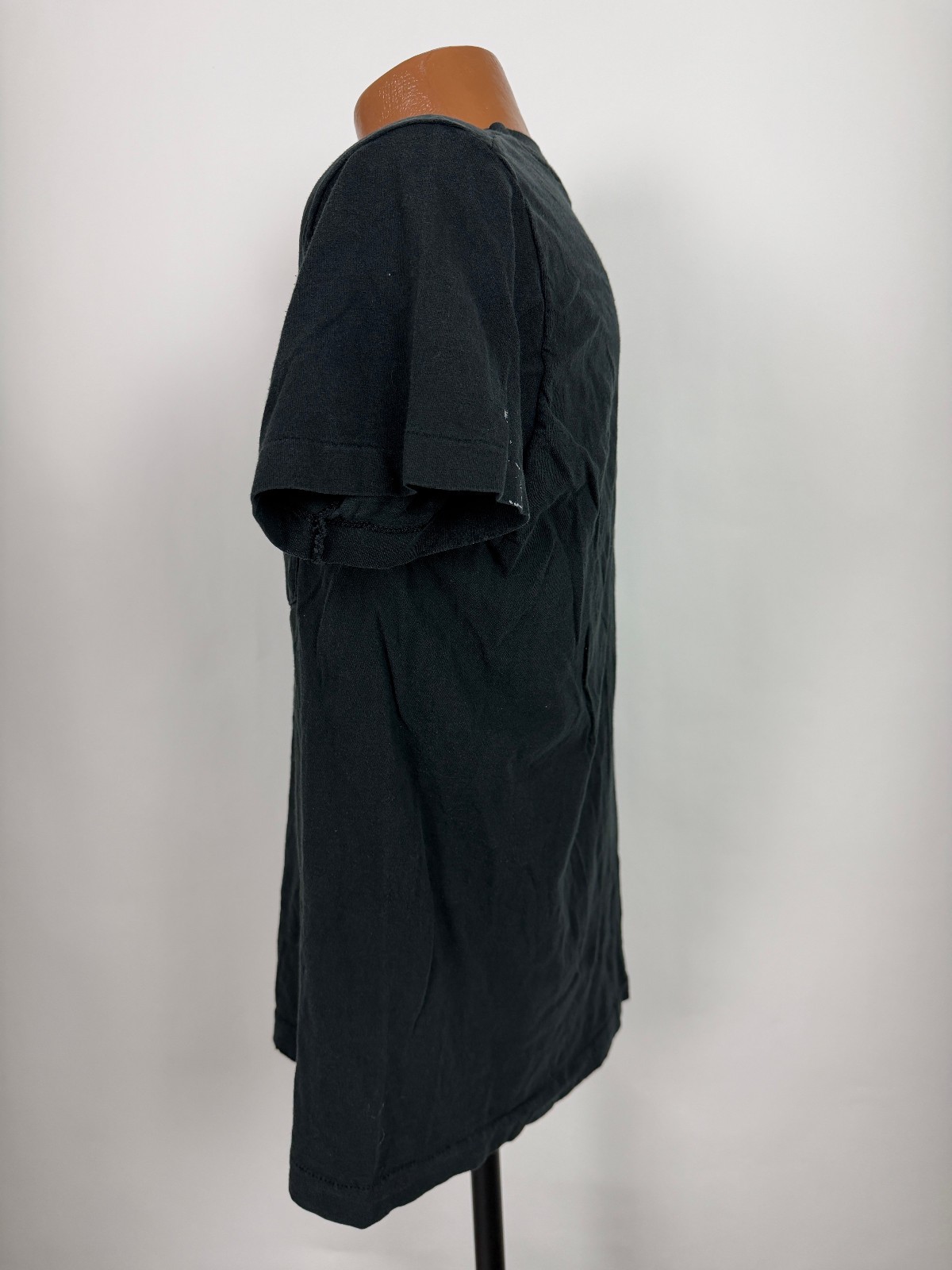 Vintage 90s Pocket Tee Shirt L Tight Fit Minimal Grunge Single-Stitch Cotton USA
