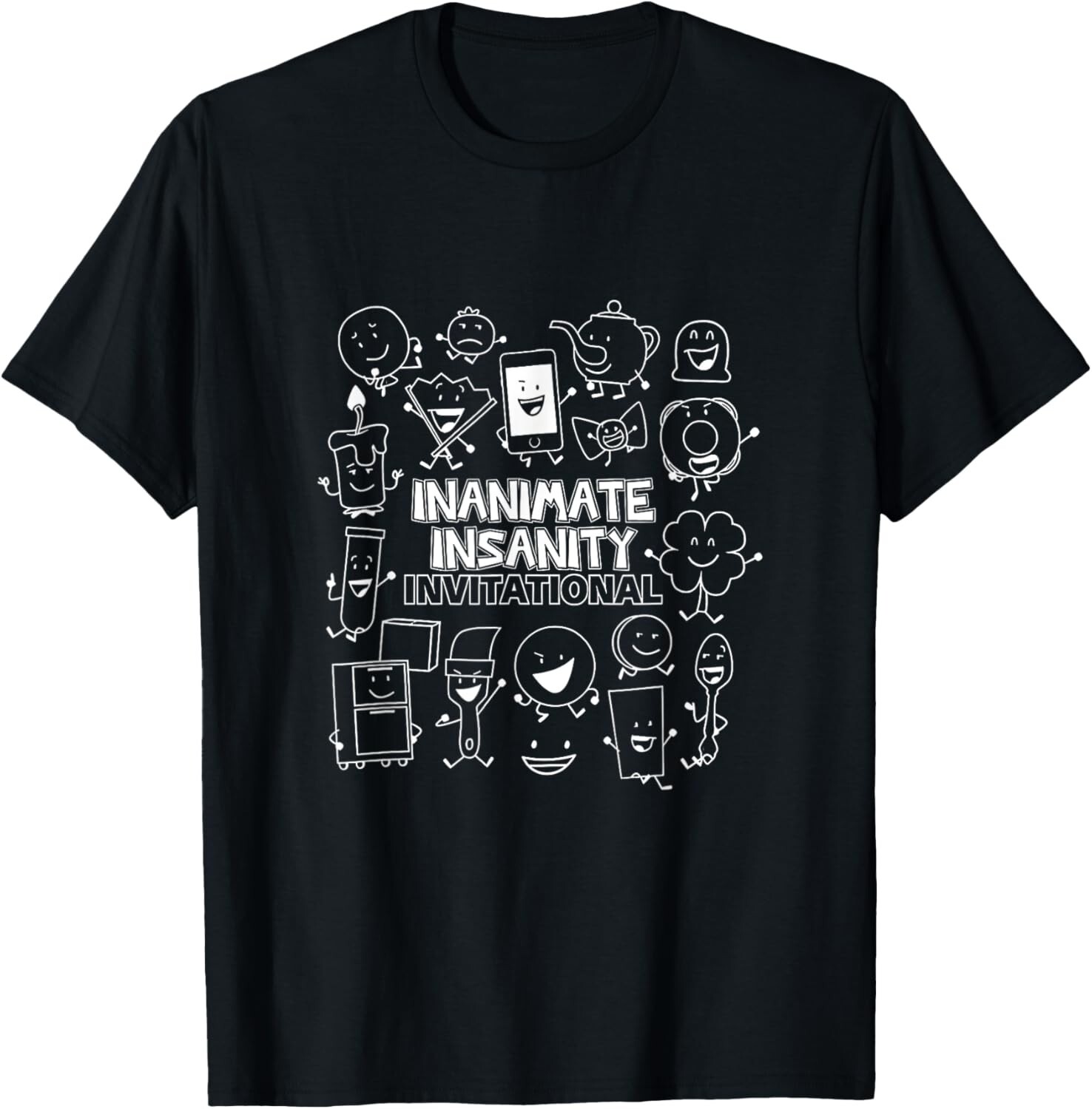 Creator Ink Inanimate Insanity Black And White T-Shirt