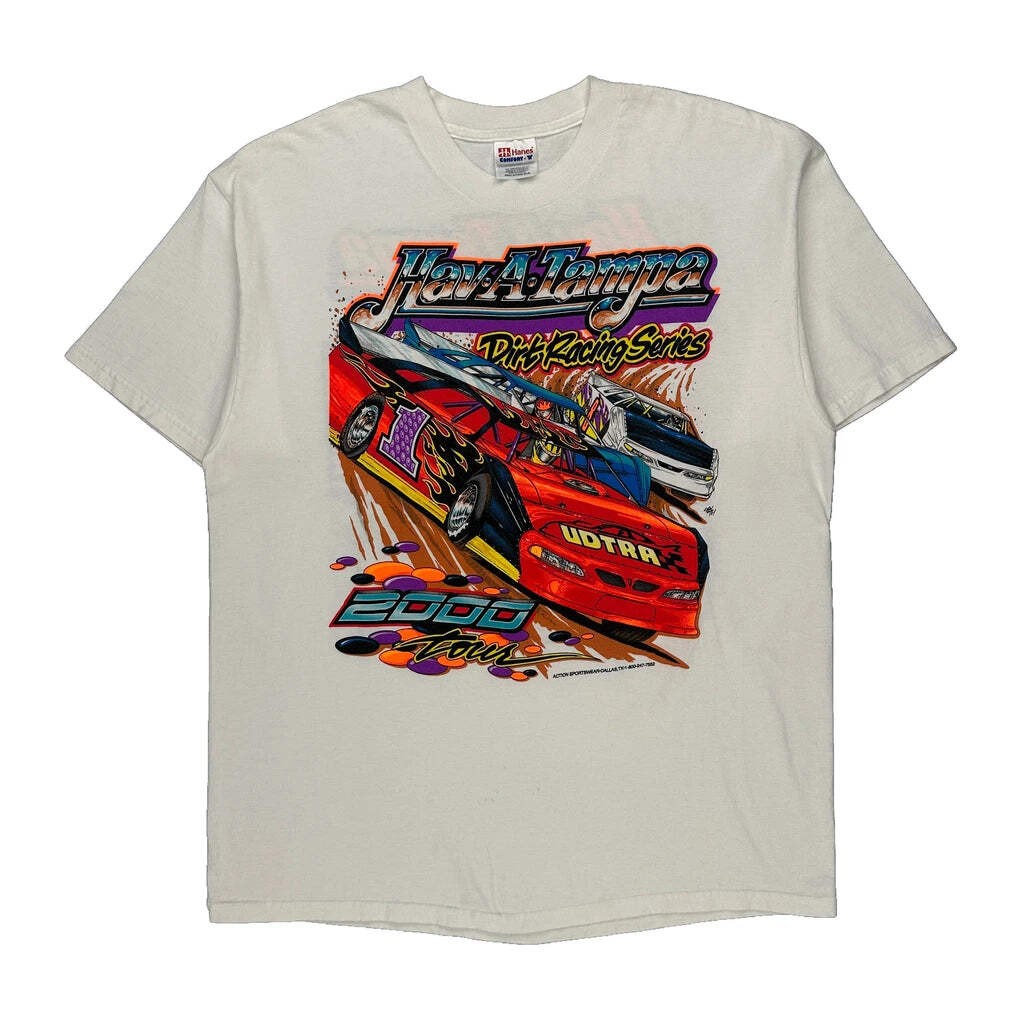 Dirt Racing Series Hanes Graphic T-Shirt – XL Multicoloured Cotton