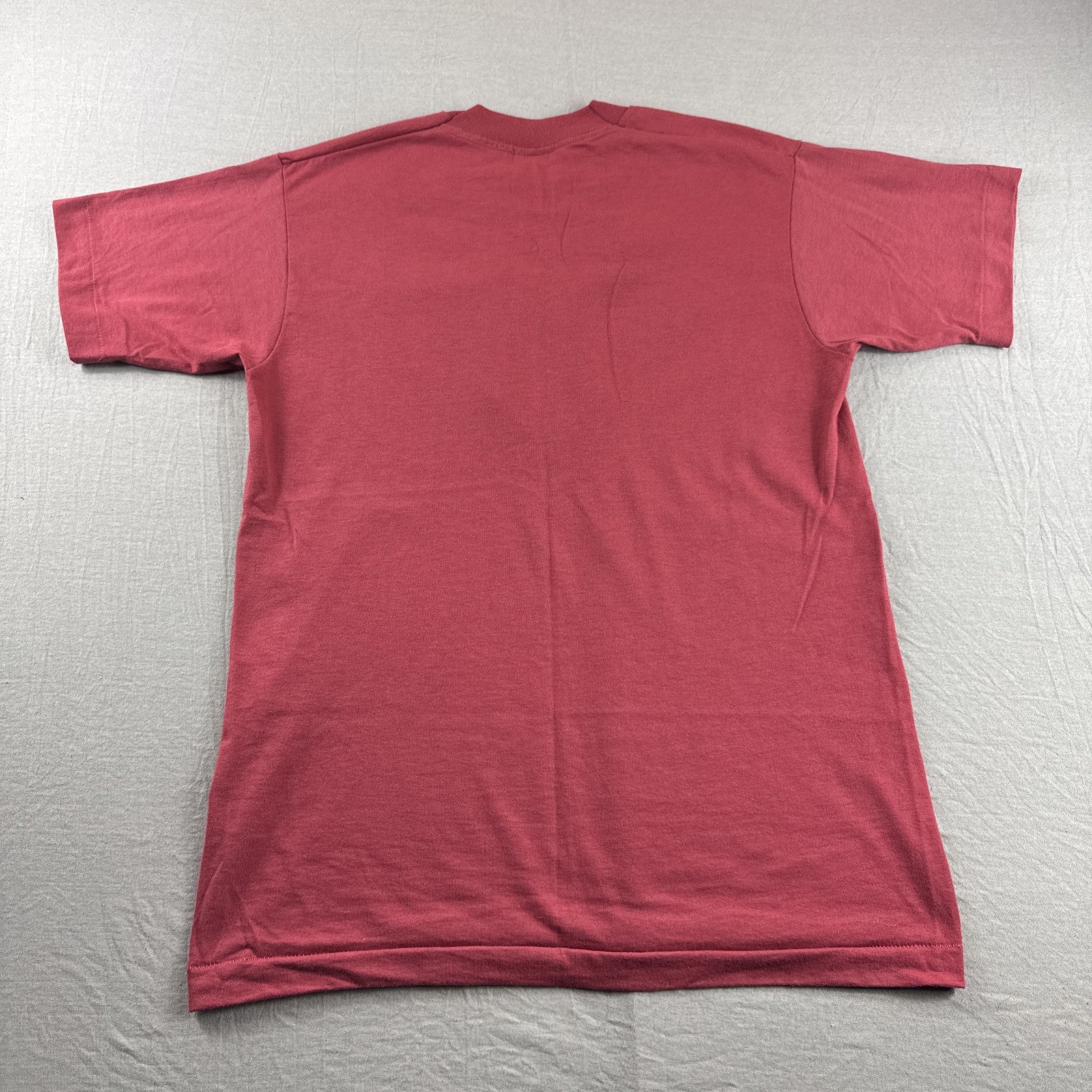 Vintage FOTL Best Shirt Mens M Red Made in USA Single Stitch Embroidered Glitter