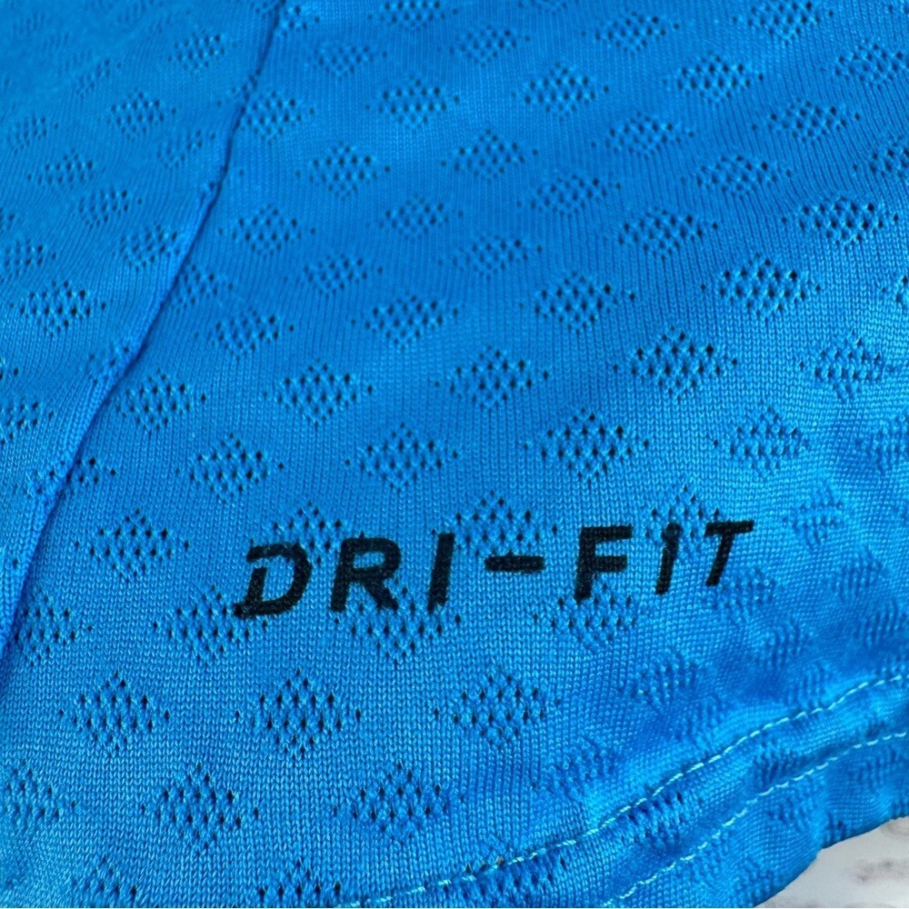 Nike T-shirt stretchy Bright Blue Dri-FIT Short Sleeve Athletic Tee