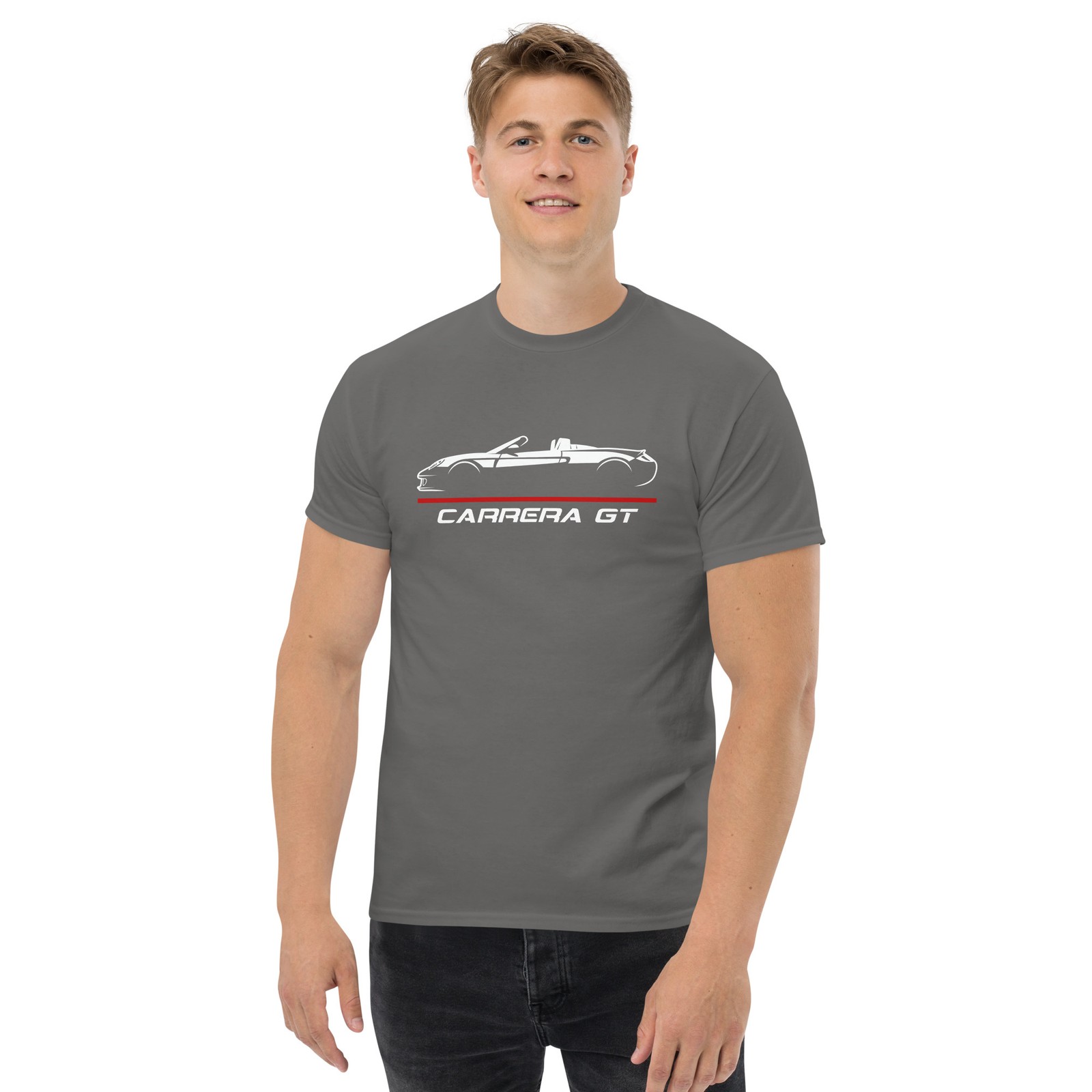 Carrera GT Carbon Fiber Analog Supercar Legend Graphic Tee T-Shirt Gift