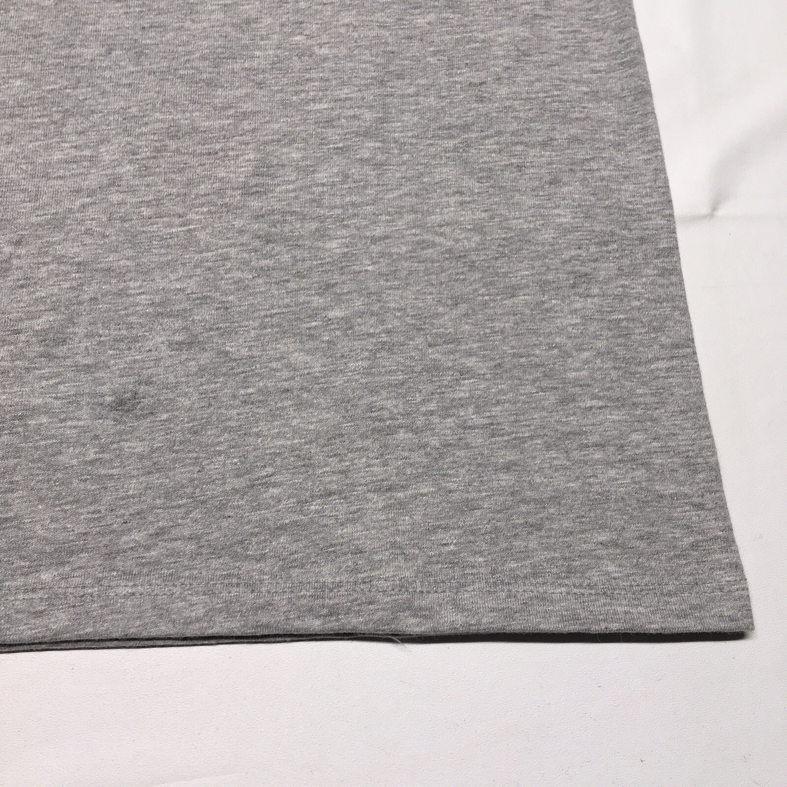 Champion Script Logo T-Shirt Men’s Medium Gray Hip Hop Hipster Sportswear Y2K