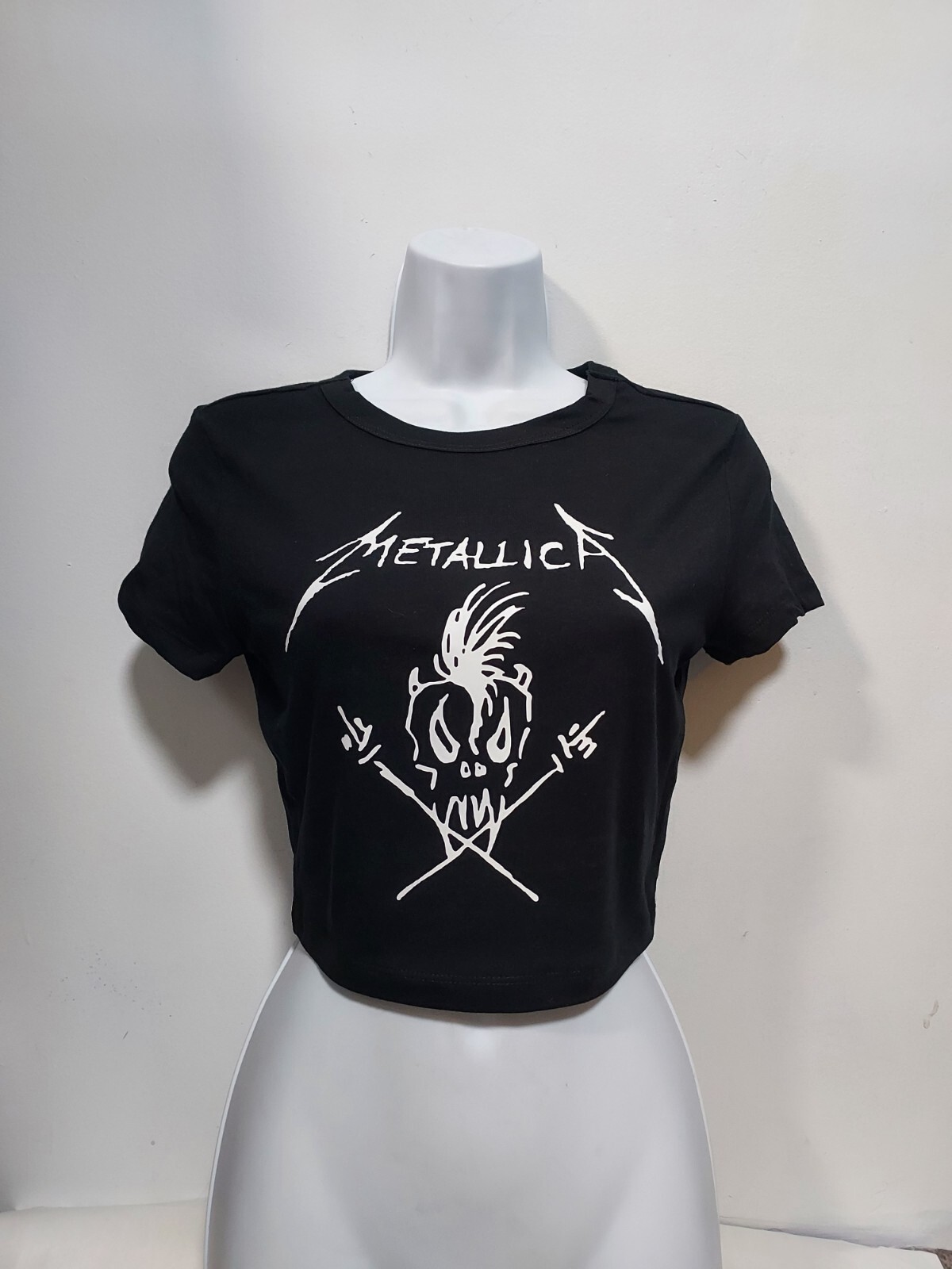 Metallica Baby Tee METALLICA crop Top Metallica Cropped Shirt Womens Pick Size