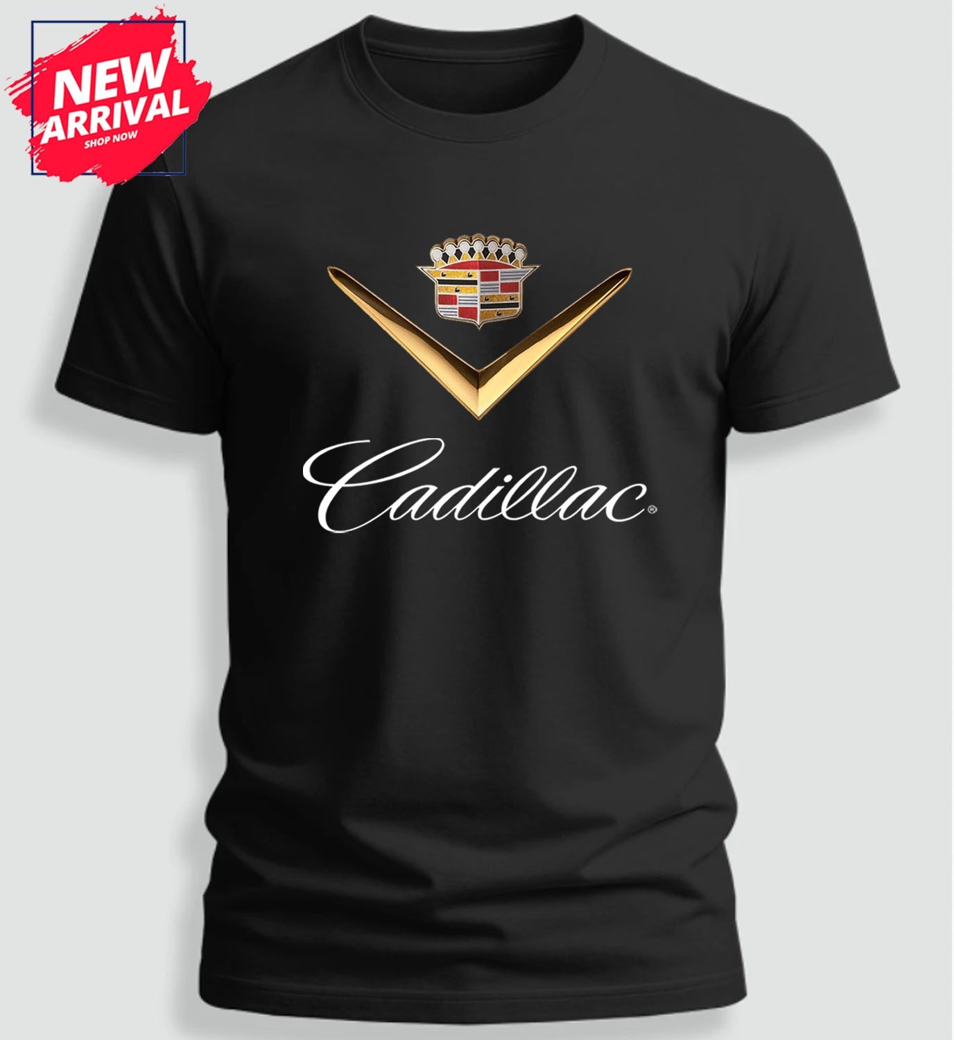 Cadillac Old Logo Men T-Shirt Gifts – USA Size S-5XL