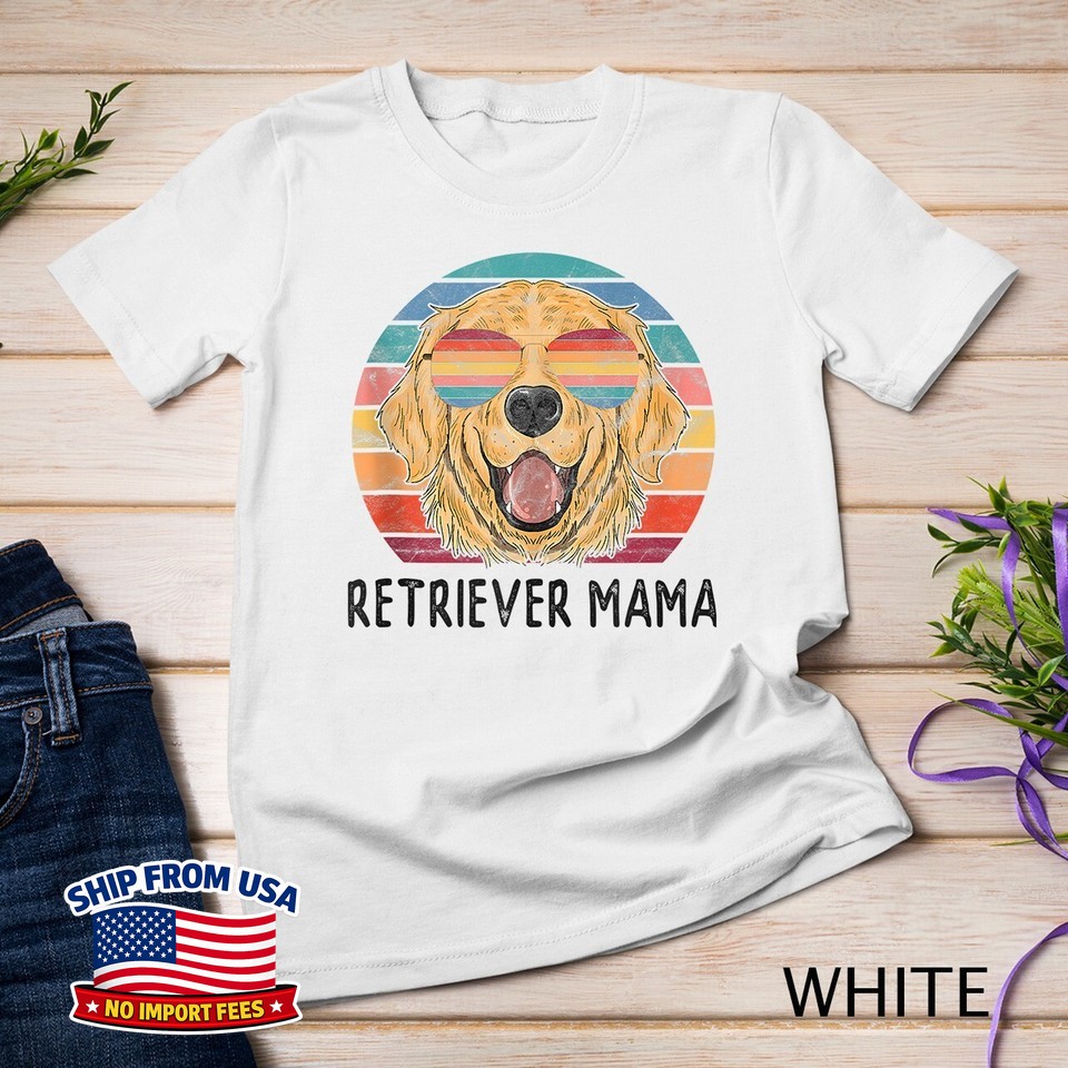 Dog Mamas Golden Retriever Dog Mama Gifts for Retriever Unisex T-Shirt