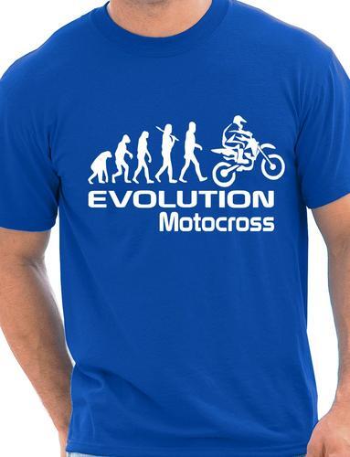 Evolution Of Motocross Motorbike Funny Adult Mens T-Shirt Birthday Gift S-XXL