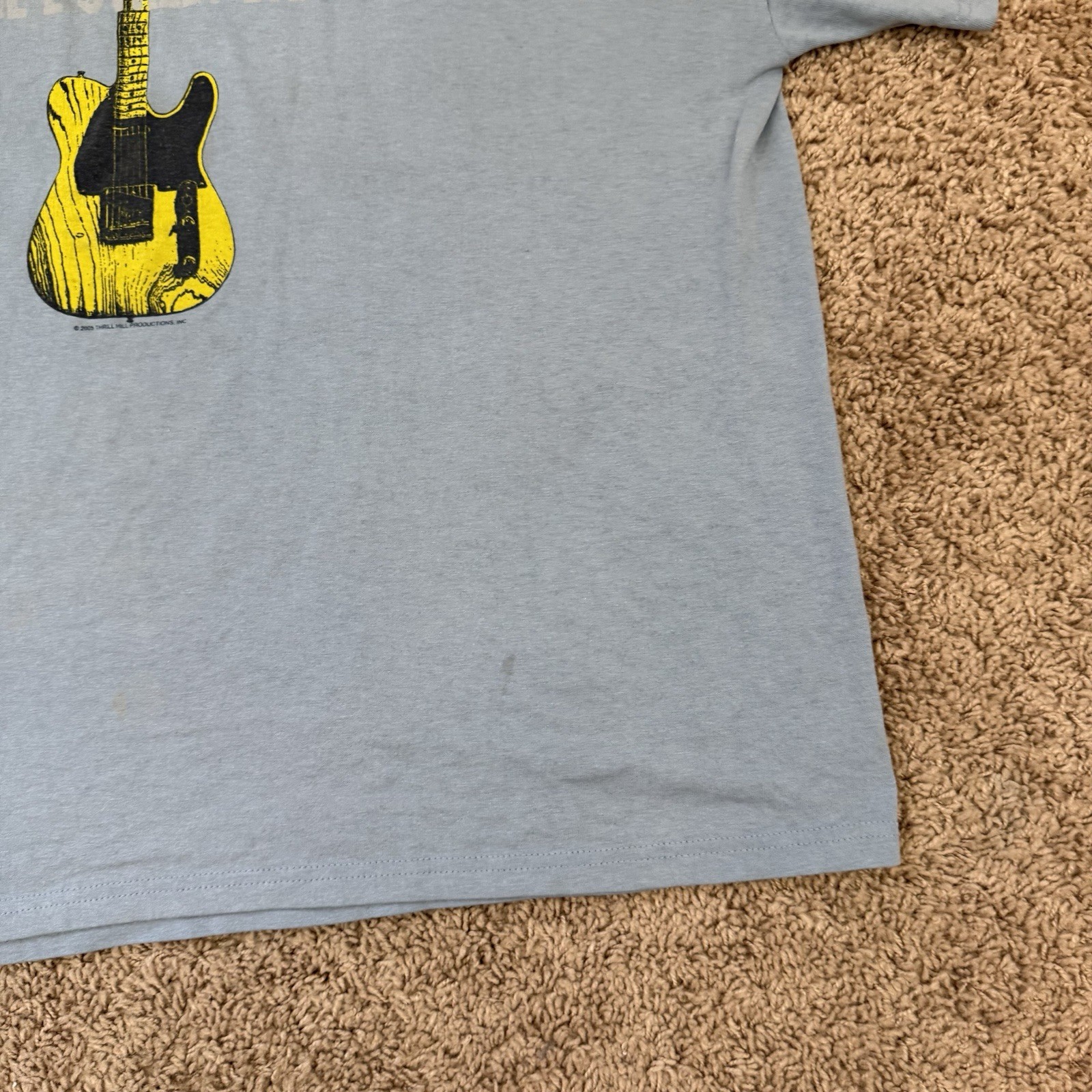 Vintage Bruce Springsteen and The E Street Band Shirt XXL 2XL Blue Concert 2003