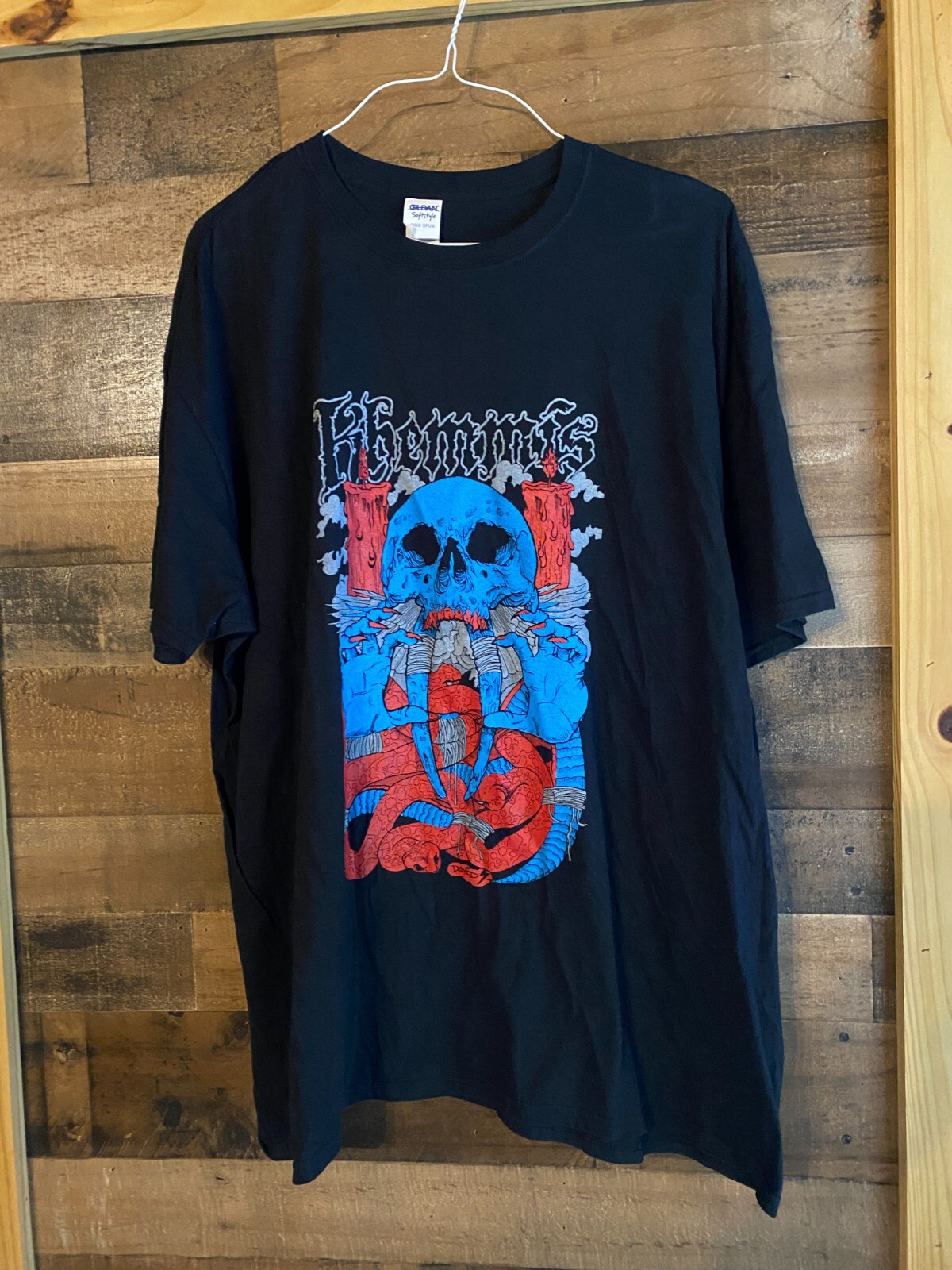 Khemmis T-Shirt Adult 3XL Mens Doom Metal Music Band Big Print Cotton Tee Gildan