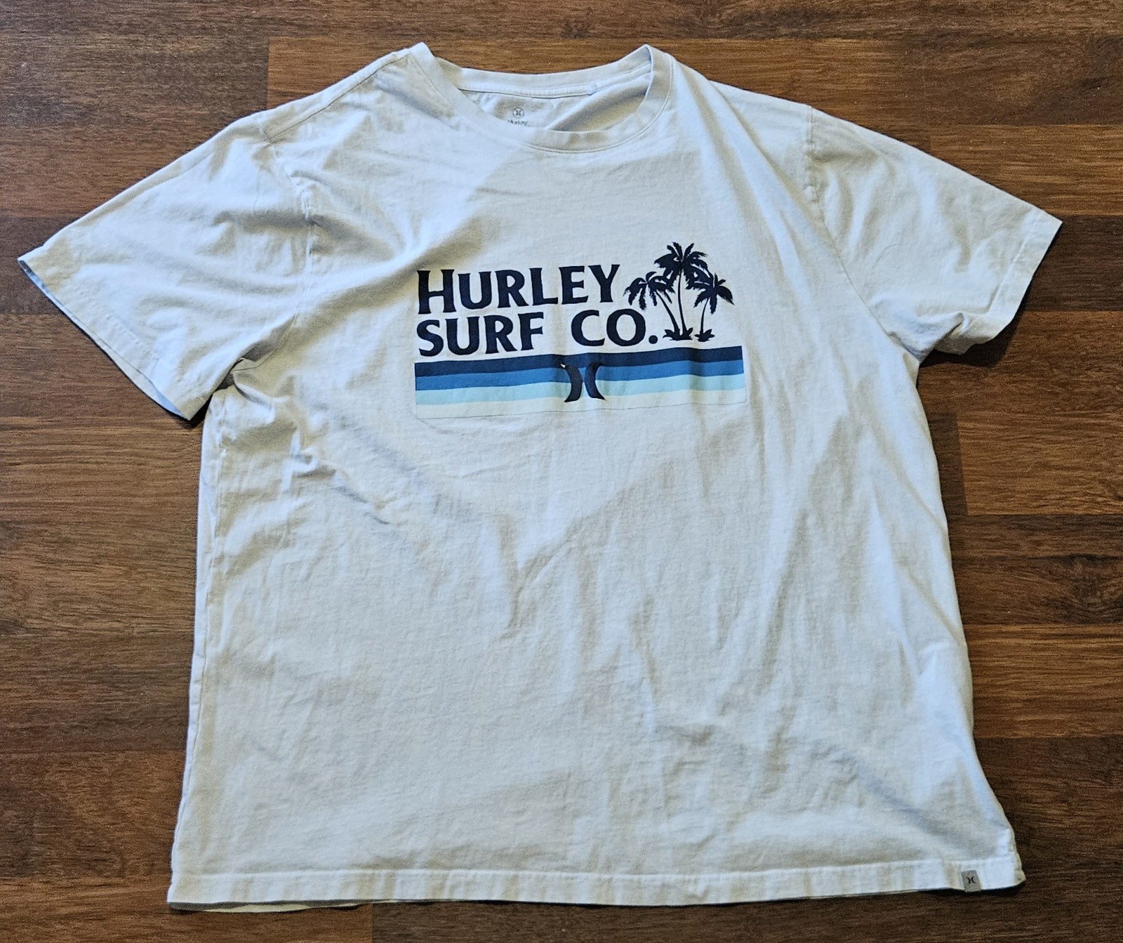 N/A HURLEY mens big &tall T-shirt SIZE 2XL COLOR WHITE