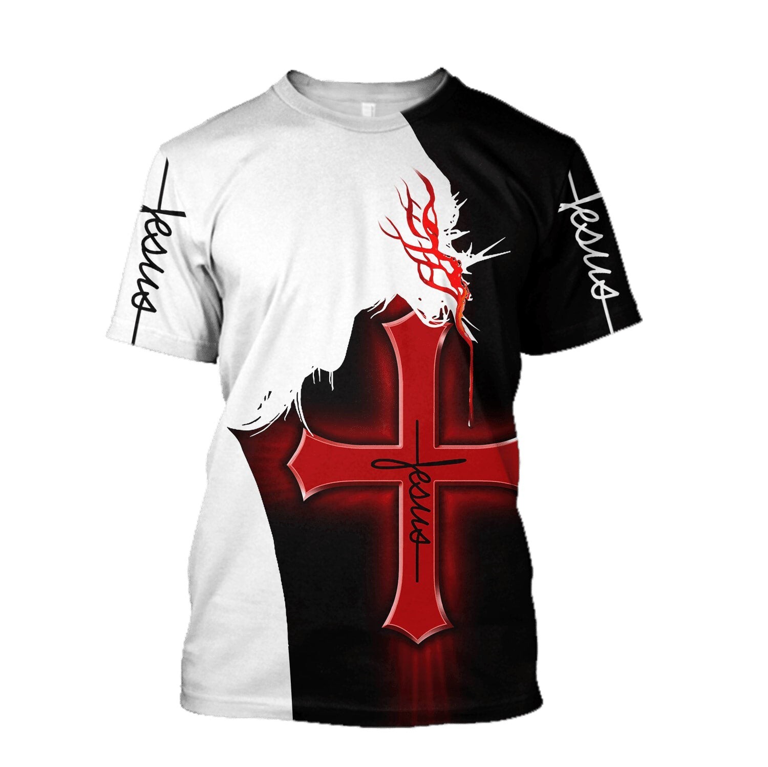 Jesus Lord Jesus Christian Gift All Over Printed 3D Shirt Full size S-5XL