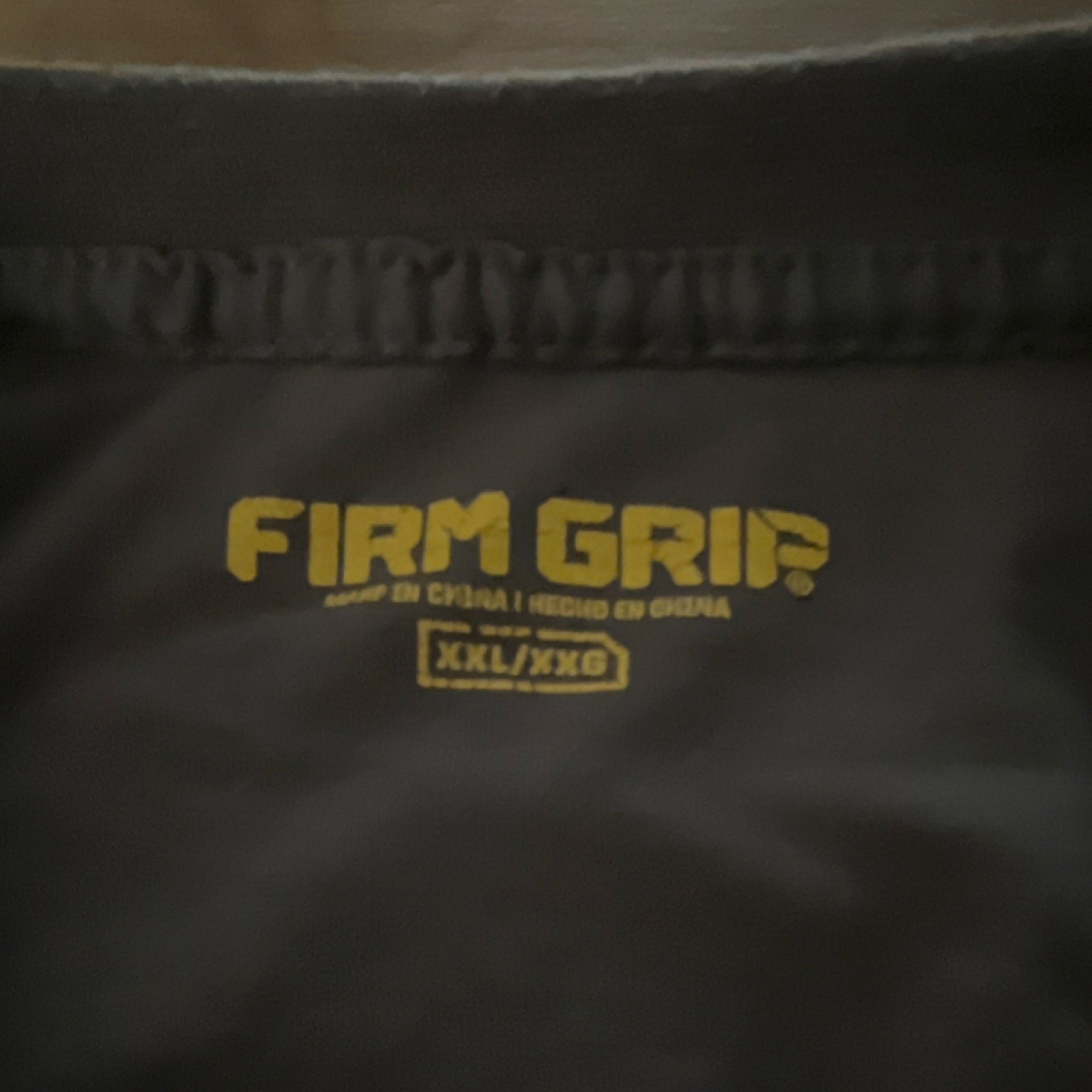 Firm Grip Men’s Black Logo Pocket Short Sleeve Crew Neck T-Shirt XXL