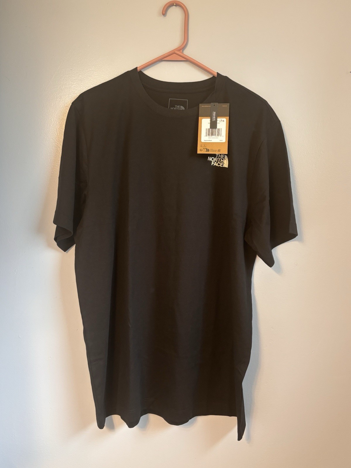 The North Face Men’s Black Vintage Short-Sleeve Logo T-Shirt. Sz L. NWT