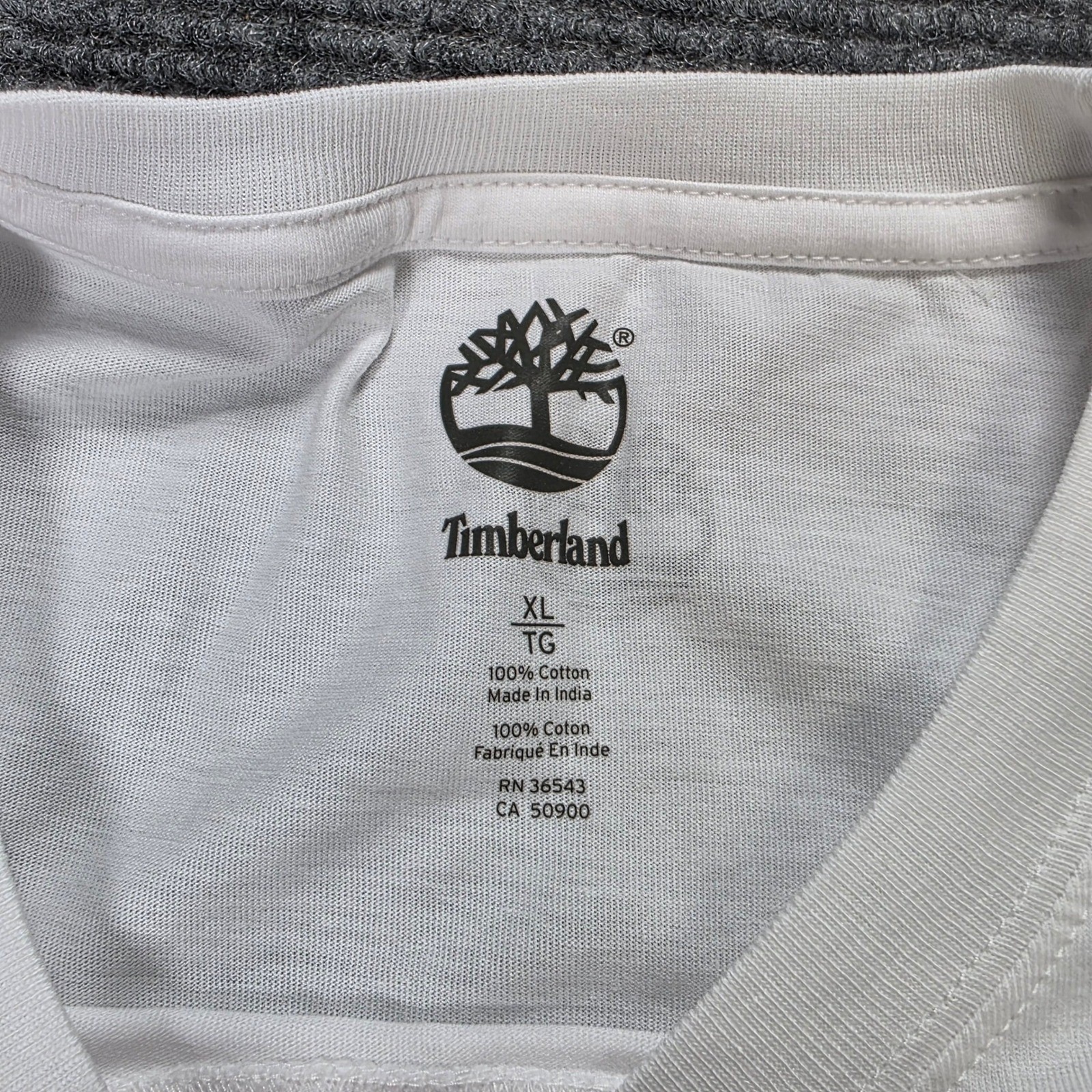 Timberland Graphic T-Shirt Men’s Size XL White Great Outdoors Logo Cotton NWT