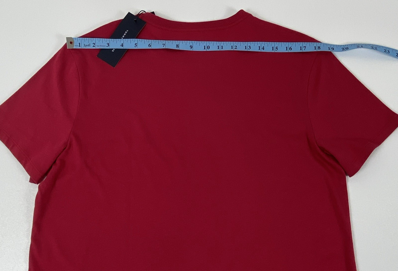 Tommy Hilfiger Men’s Crew Neck Short Sleeve Logo Graphic T-Shirt Red M