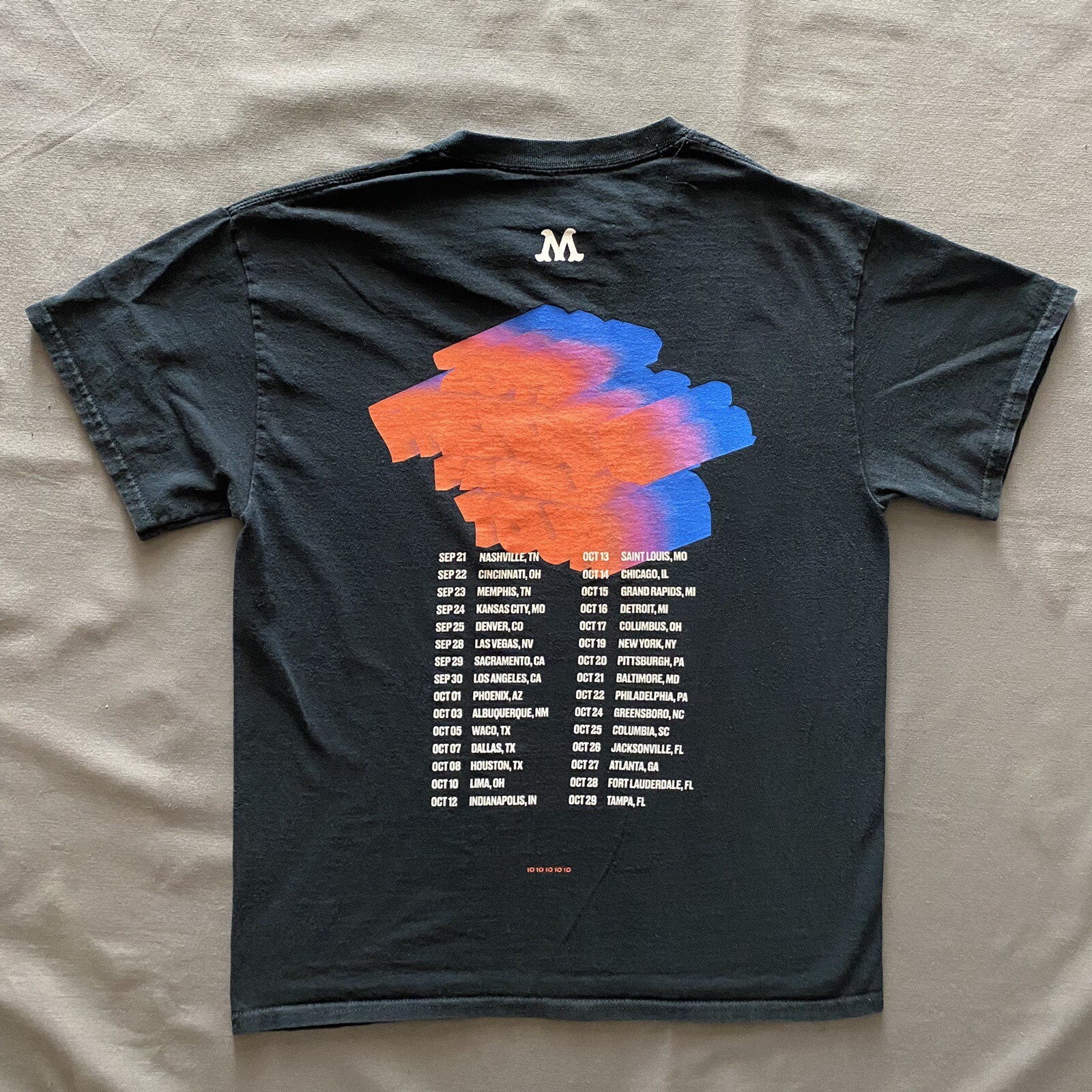 2017 Andy Mineo Friends And Family Tour T Shirt Adult Medium Black Miner League