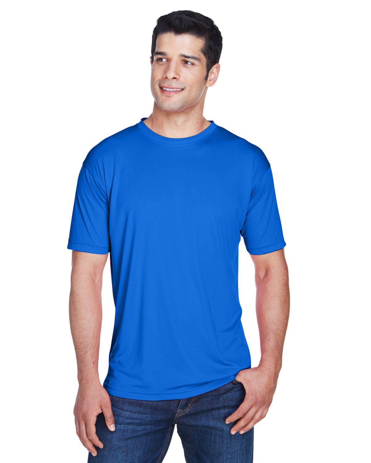 UltraClub Men’s Cool & Dry Sport Performance Interlock T-Shirt 8420
