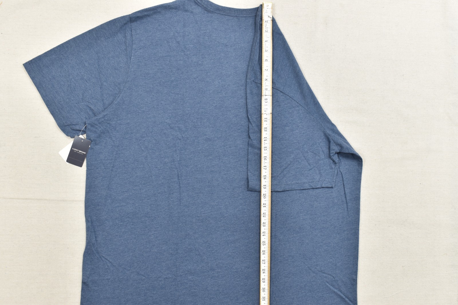 Lucky Brand Men’s Fender Rock Hand Blue Short Sleeve Crew Neck Size 3XLT NEW