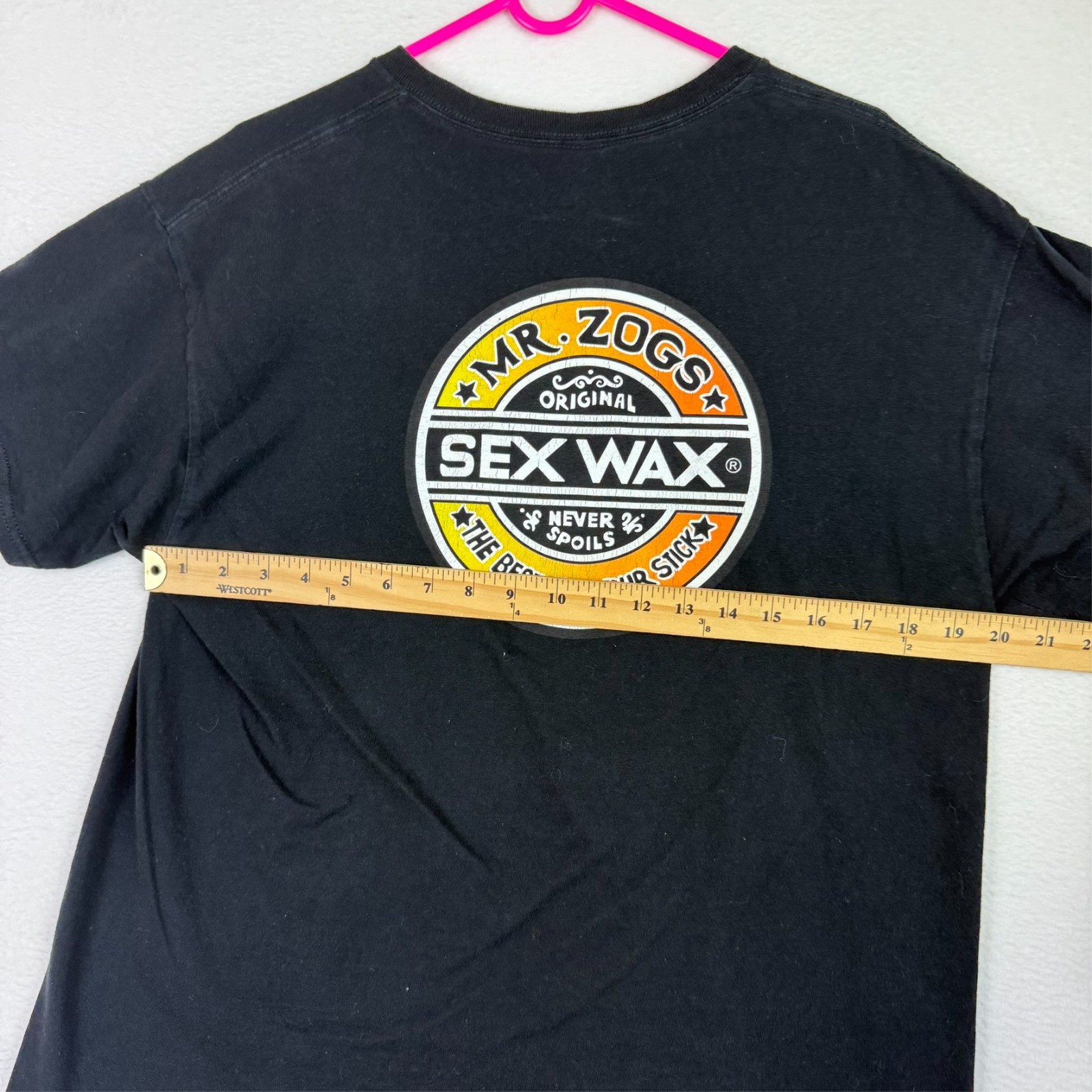 Mr. Zog’s Sex Wax Surfing T-shirt Mens Size Large Surf Shirt Best For Your Stick
