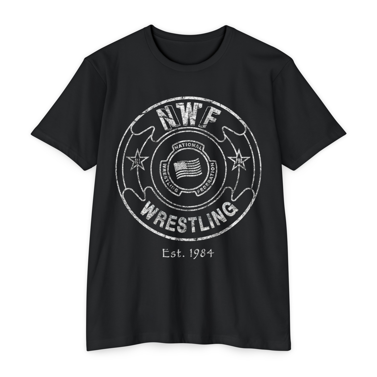 NWF Distressed Outline Unisex CVC Jersey T-shirt