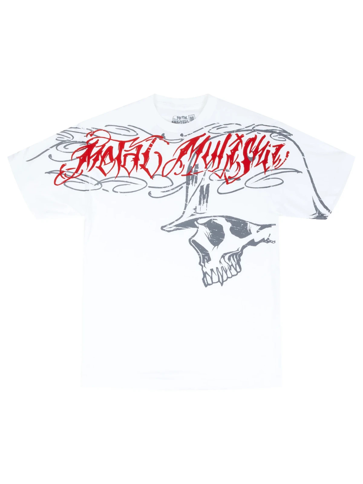 Metal Mulisha Men’s Robber Short Sleeve Graphic T-shirt Skull Helmet MX Logo Tee