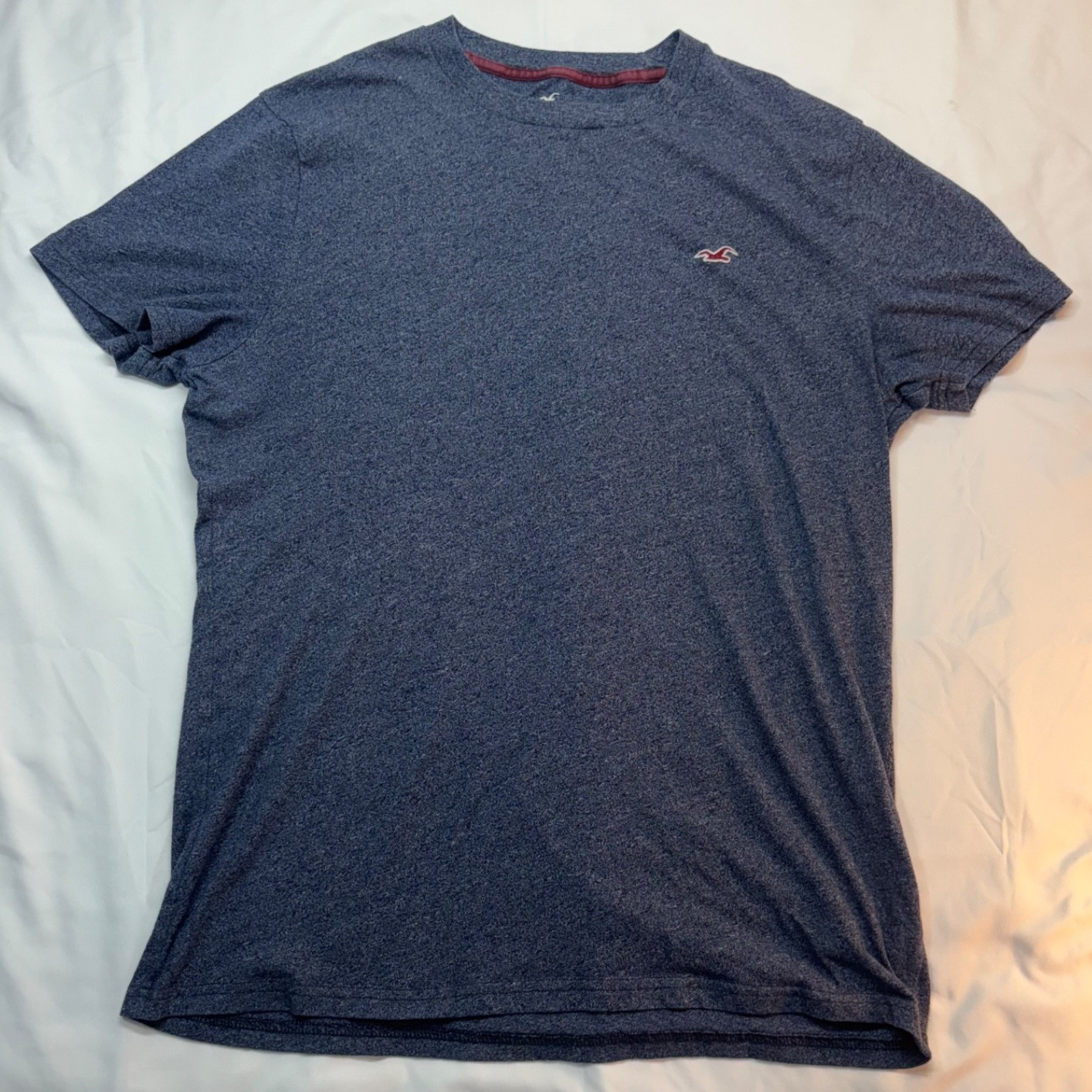 Hollister Must Have Collection Men’s Blue T-shirt Size Med Short Sleeve Logo