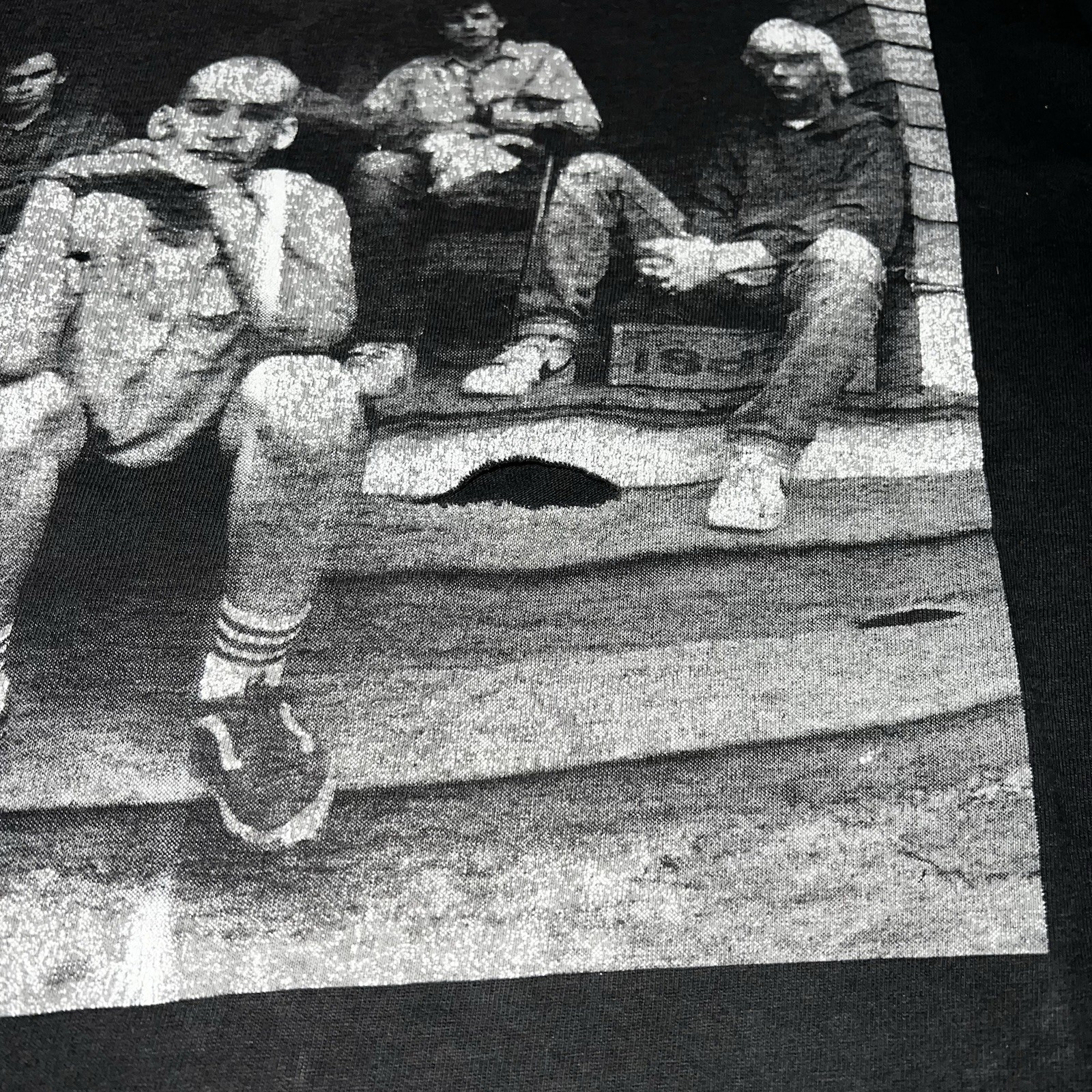 Vtg Y2k Impact Merchandising Minor Threat Punk Band Faded Distressed T Shirt S