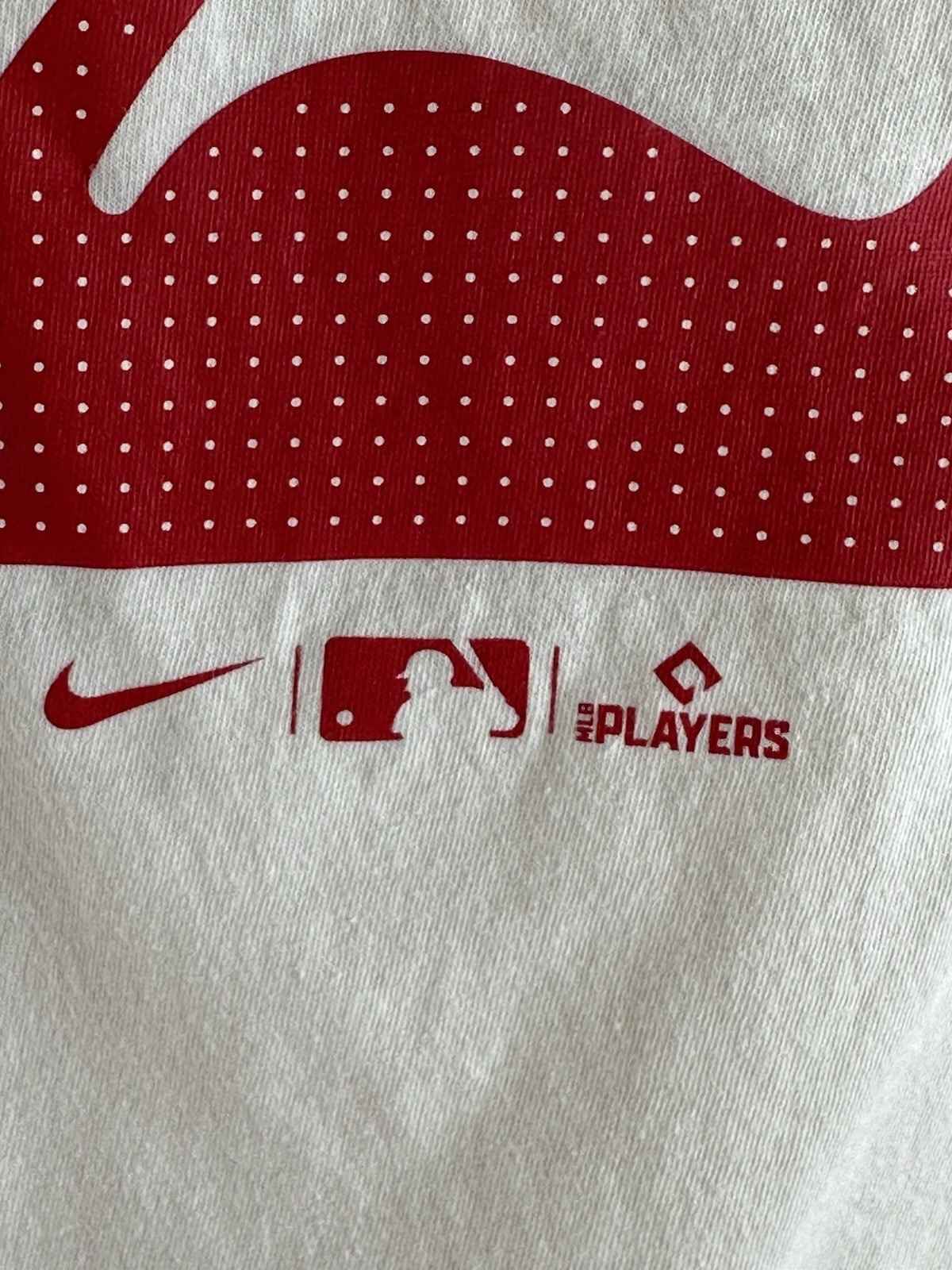 Nike “Dream The Big Dream Med. White #2 Tee Shirt MLB Players