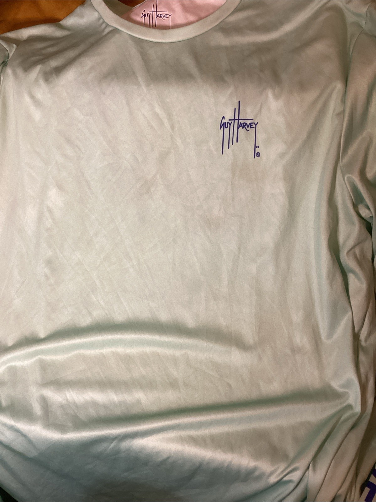 Guy Harvey Performance Long Sleeve Shirts Fish Graphic Print~Lot Of 2~XXL