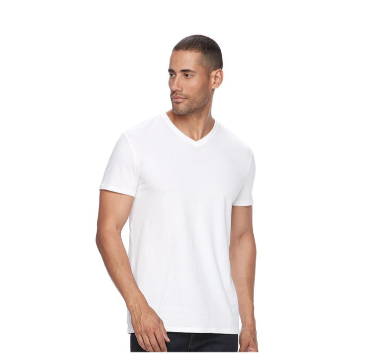 Men’s Apt. 9 Solid Premier Flex Slim Fit V-Neck T-Shirt