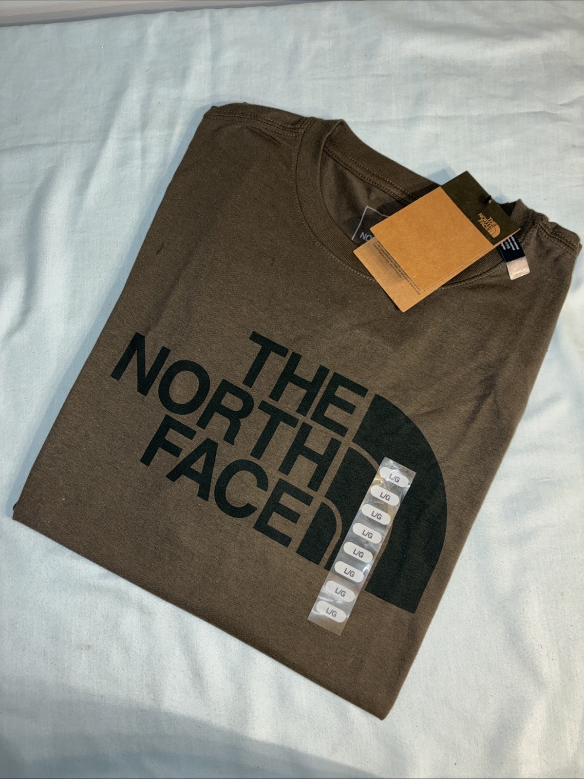 NWT The North Face Men’s Evo Short Sleeve Size Large New Taupe Green