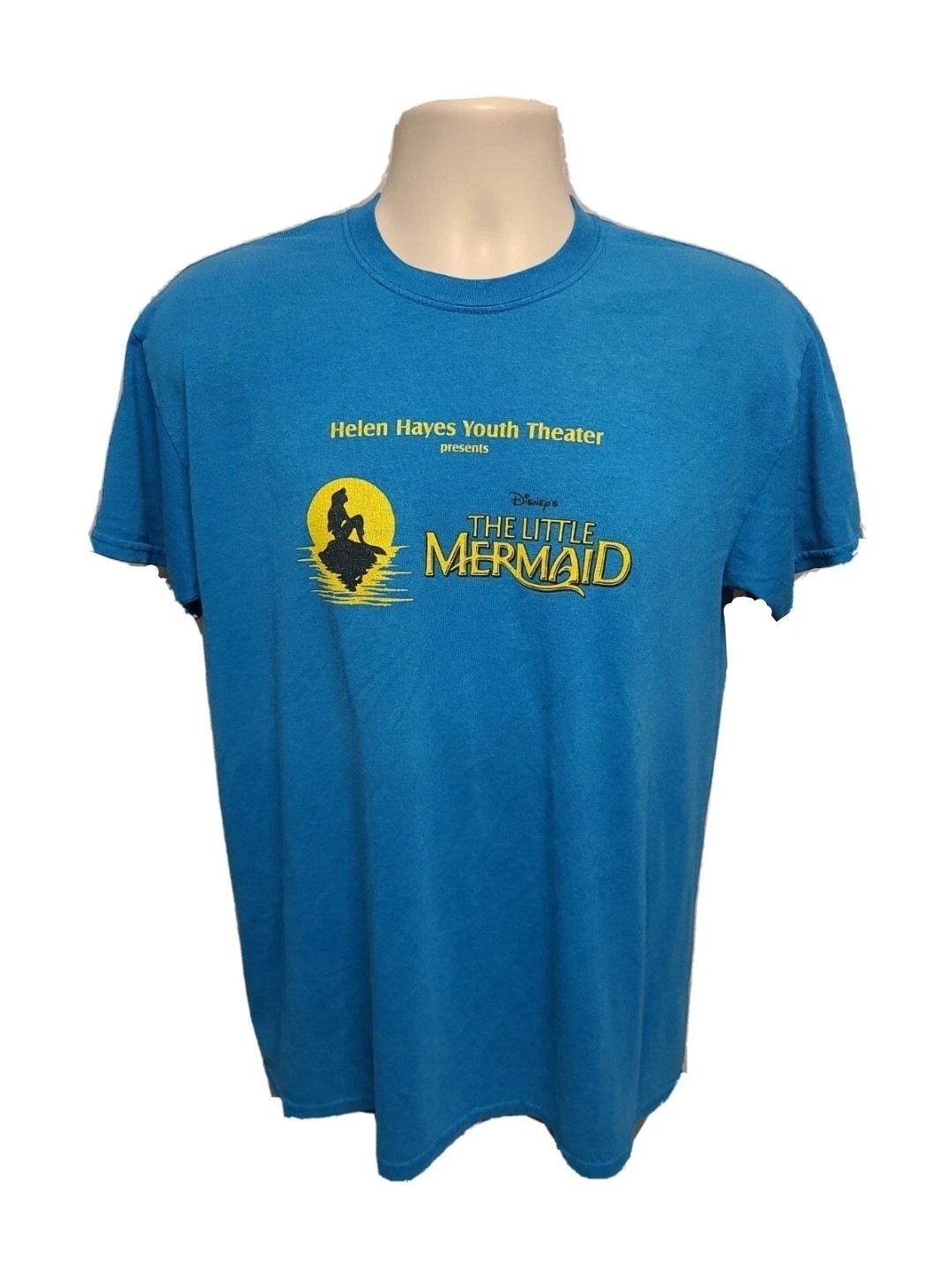 The Little Mermaid Adult Medium Blue TShirt