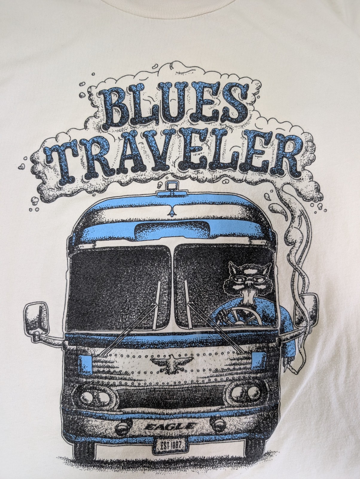 Blues Traveler 2025 Summer Tour T-Shirt Canvas Soft Cotton Tee Size Large