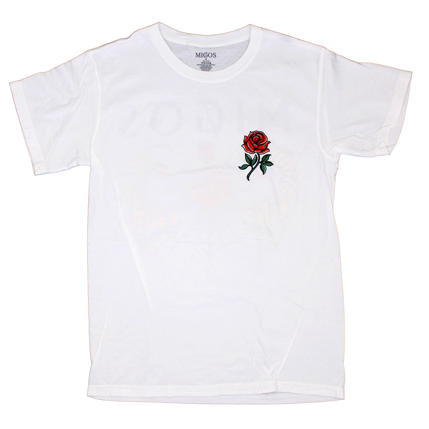 Men’s Migos Roses & Tigers T-shirt Small White