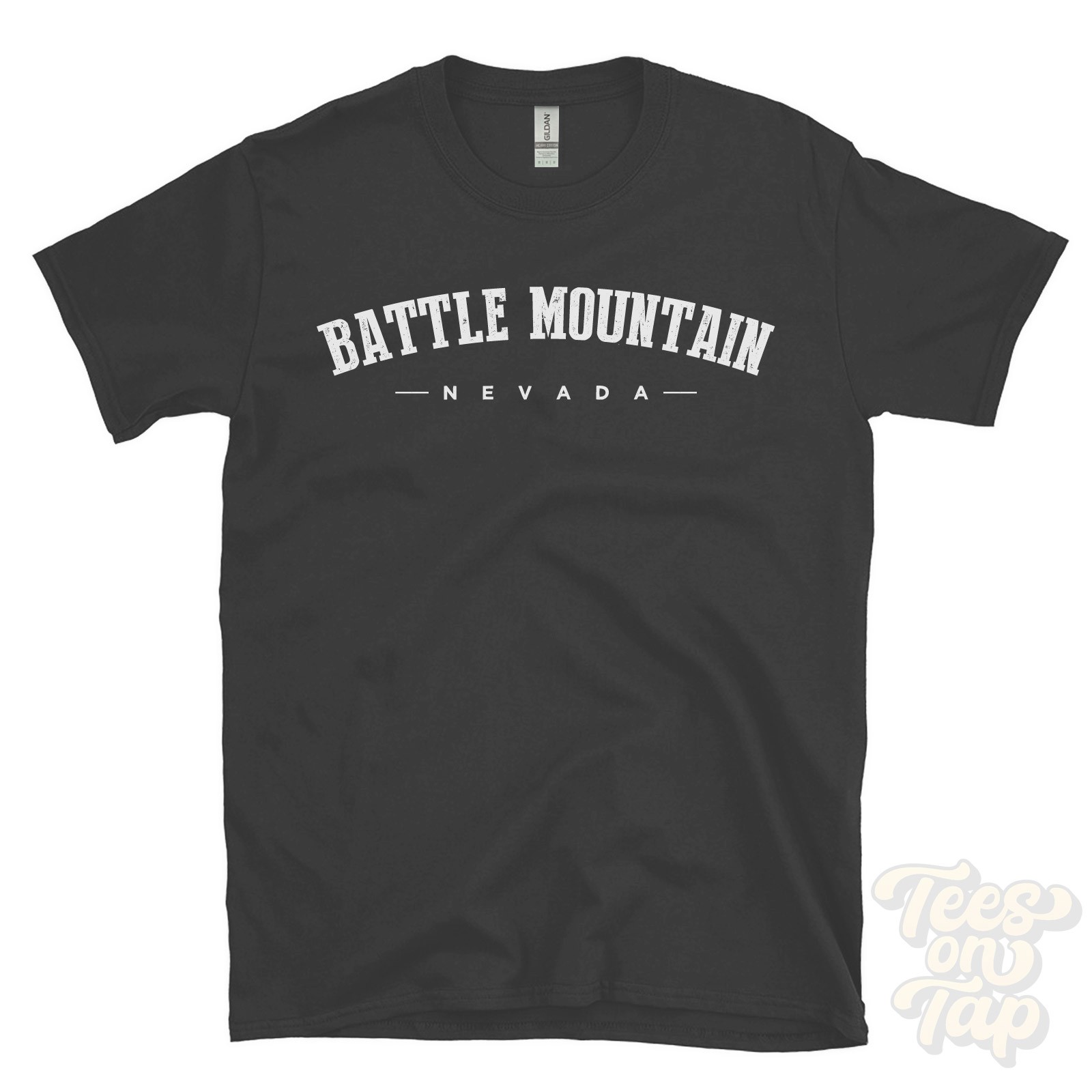 BATTLE MOUNTAIN NEVADA T-SHIRT Lander USA retro varsity style hometown gift idea