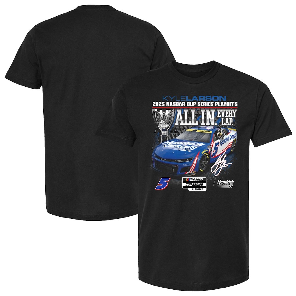 Kyle Larson Checkered Flag Sports Racing T Shirt Fan Tee