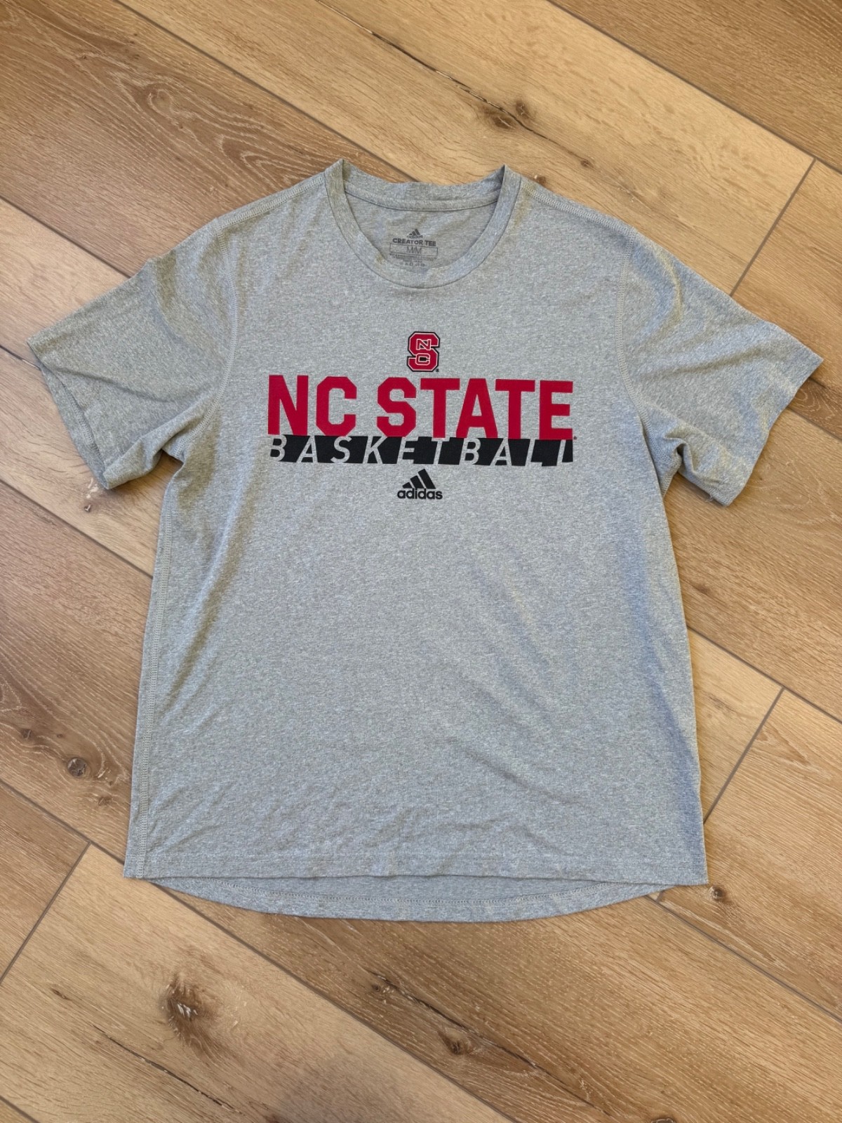 Adidas Creator Tee Climate NC State Basketball T-Shirt