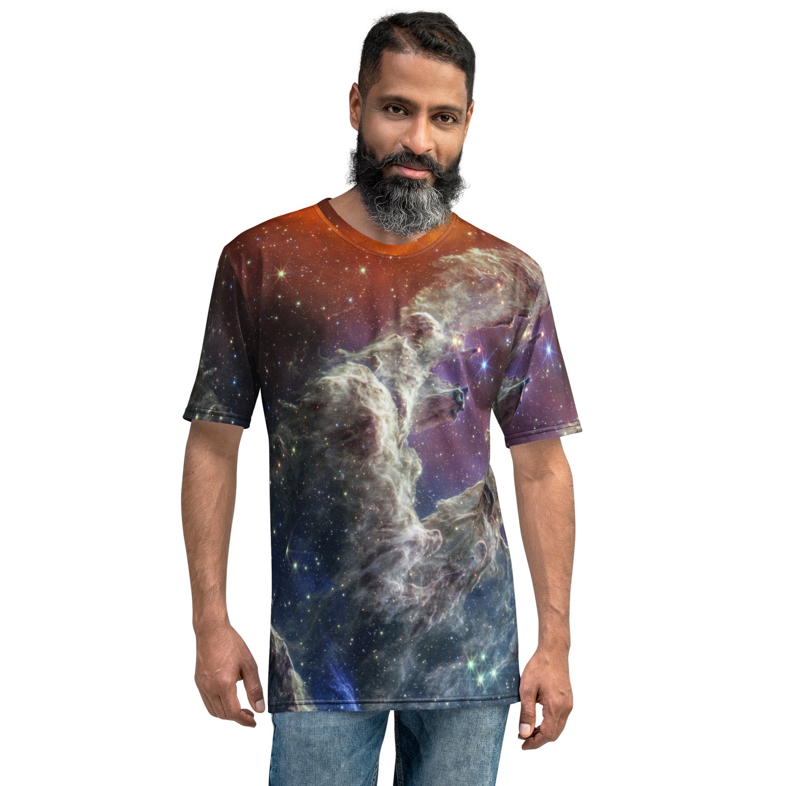 Webb Space Telescope Pillars of Creation Men’s t-shirt