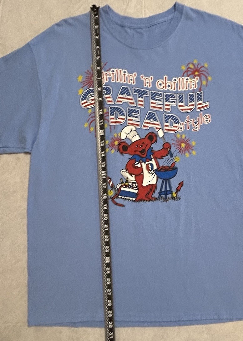 Liquid Blue GRATEFUL DEAD Grillin n Chillin 4th of July Fireworks XL TShirt 2011