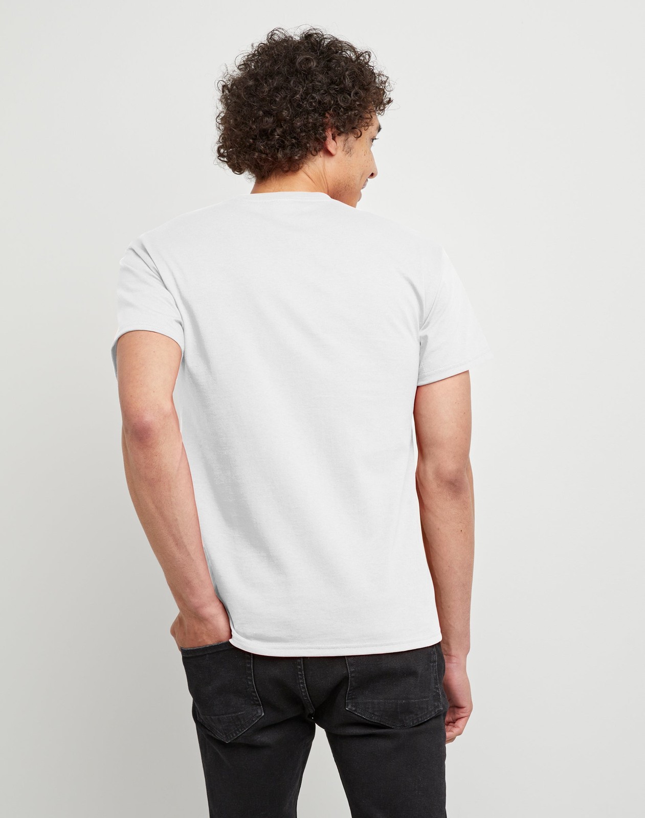 Hanes Men T-Shirt 6Pack Short Sleeve Tee Crewneck Midweight Essentials Authentic