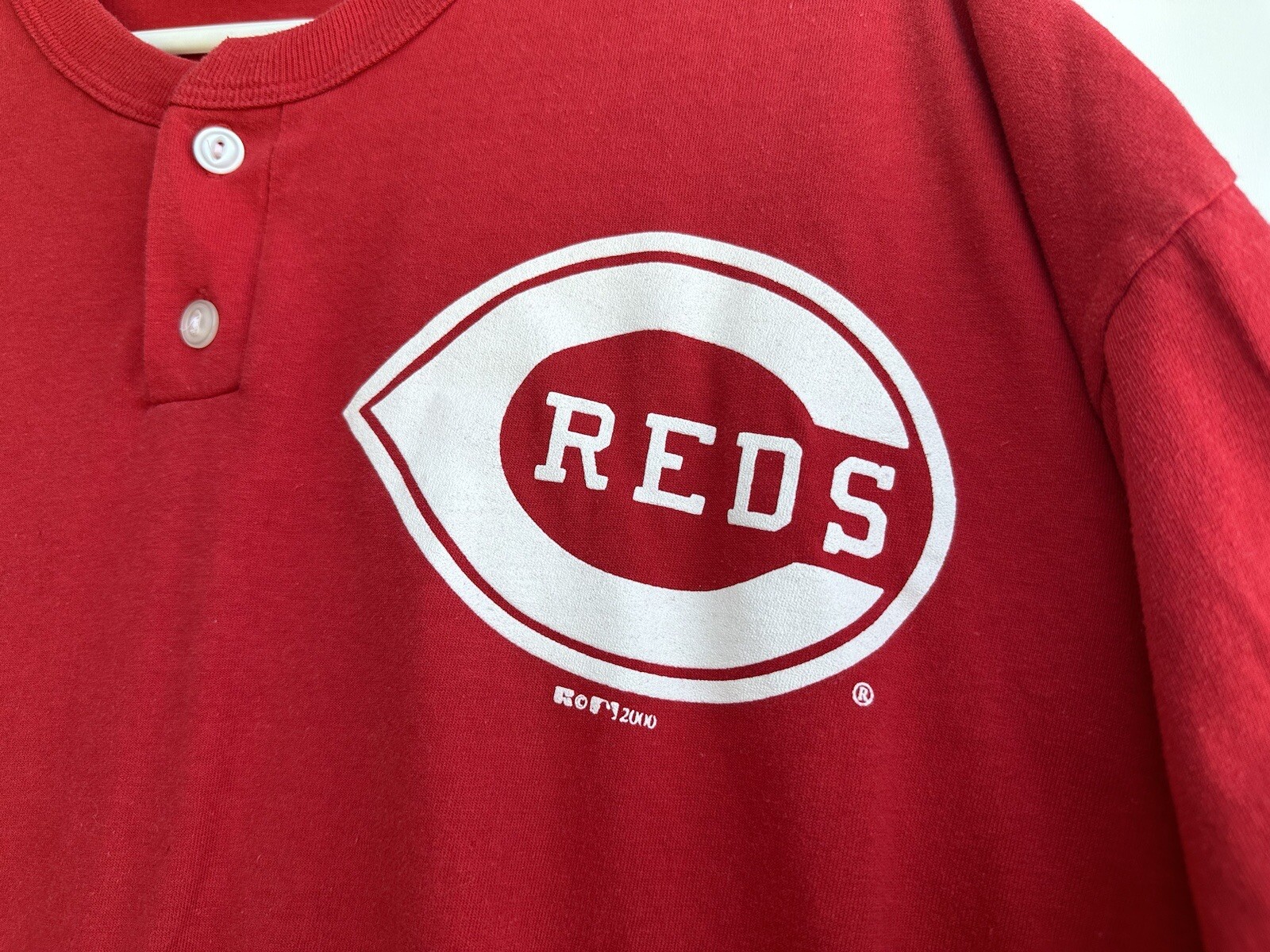 Vtg Russell Athletic Cincinnati Reds 2000 Jersey T-Shirt Sz XL MLB Good Shape